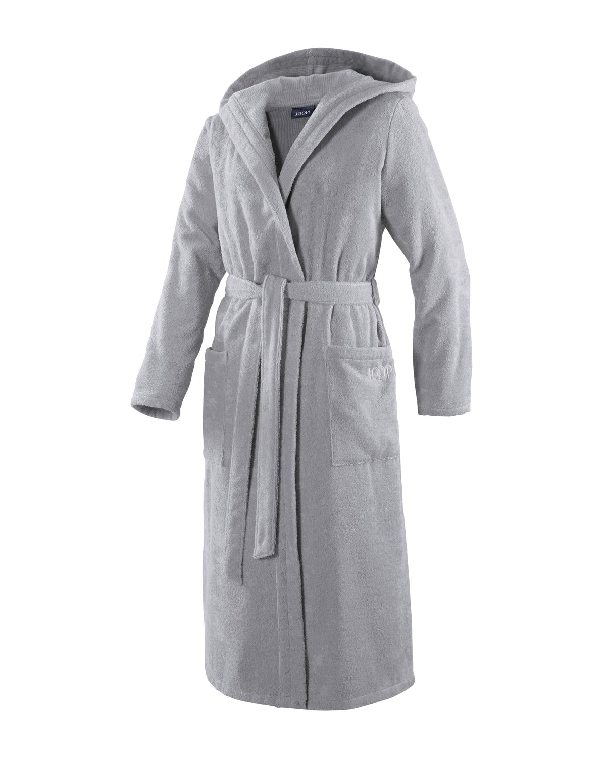 JOOP! BADEMANTEL Damen-Kapuze 32/34, Silber