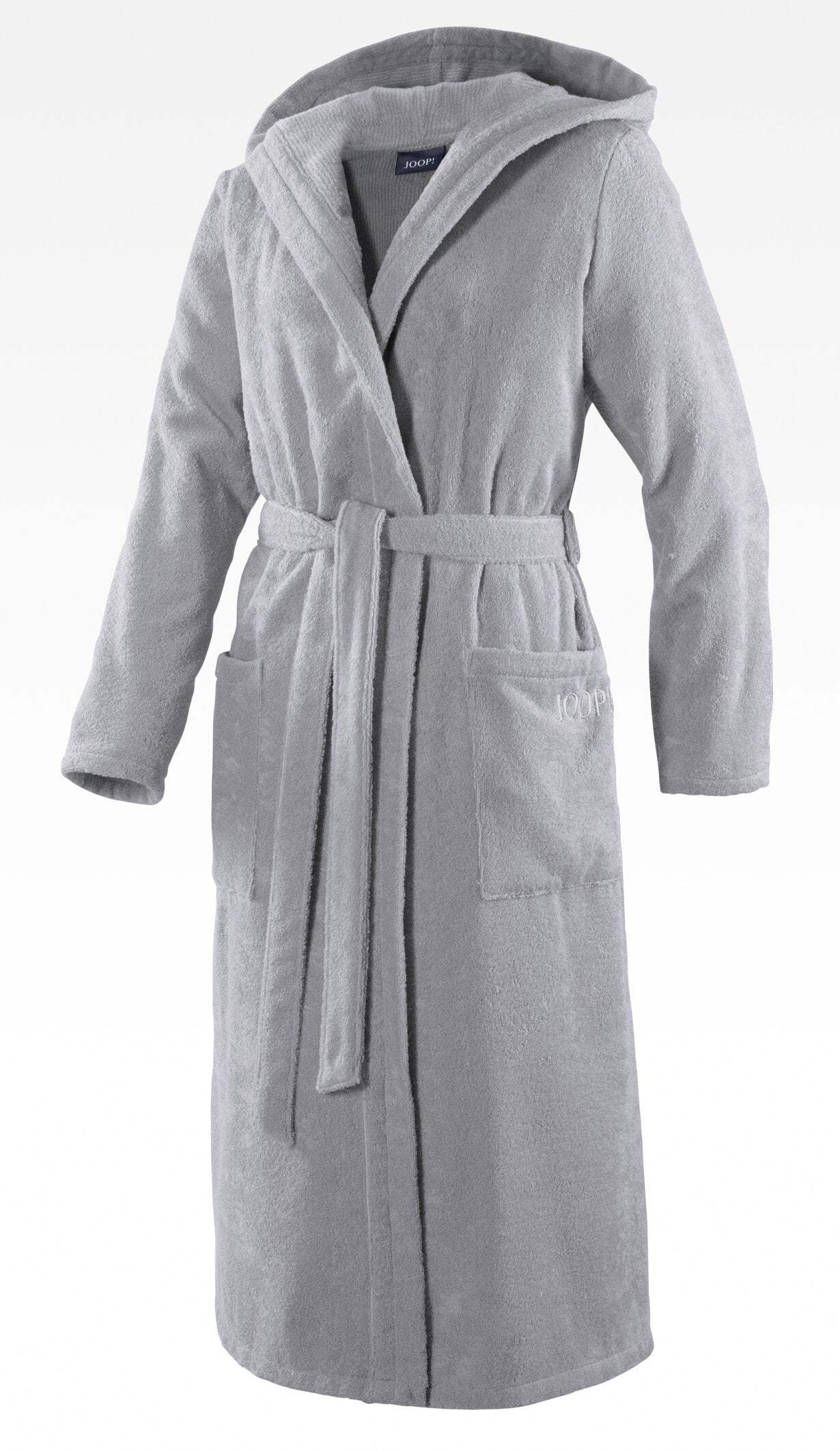 JOOP! BADEMANTEL Damen-Kapuze 44/46, Silber