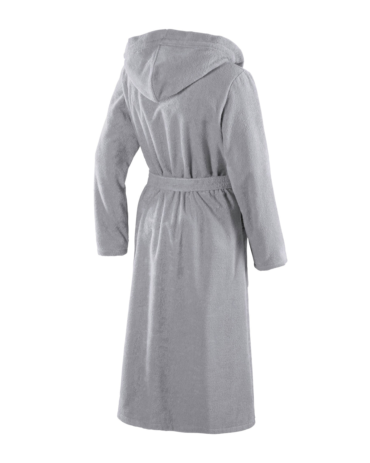 JOOP! Women's Hooded Bathrobe, Size 44/46, Silver