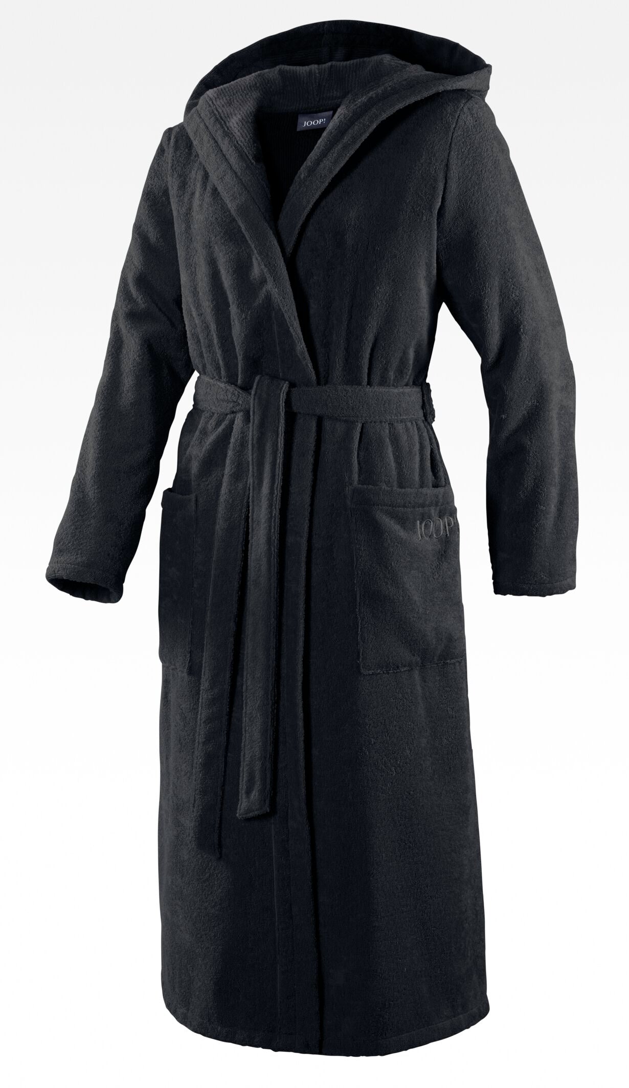 JOOP! BADEMANTEL Damen-Kapuze 44/46, Schwarz