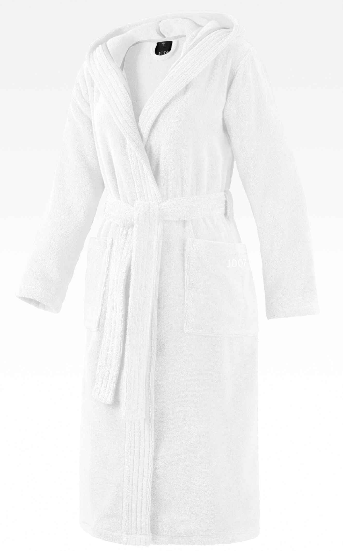 JOOP! BADEMANTEL Damen-Kapuze 36/38, Weiß