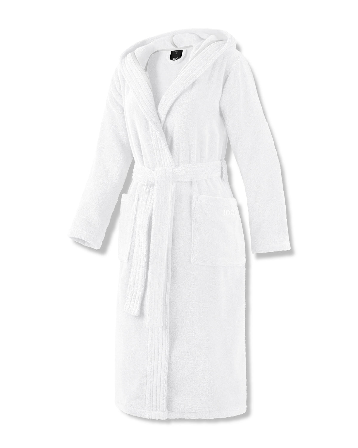 JOOP! BADEMANTEL Damen-Kapuze 36/38, Weiß