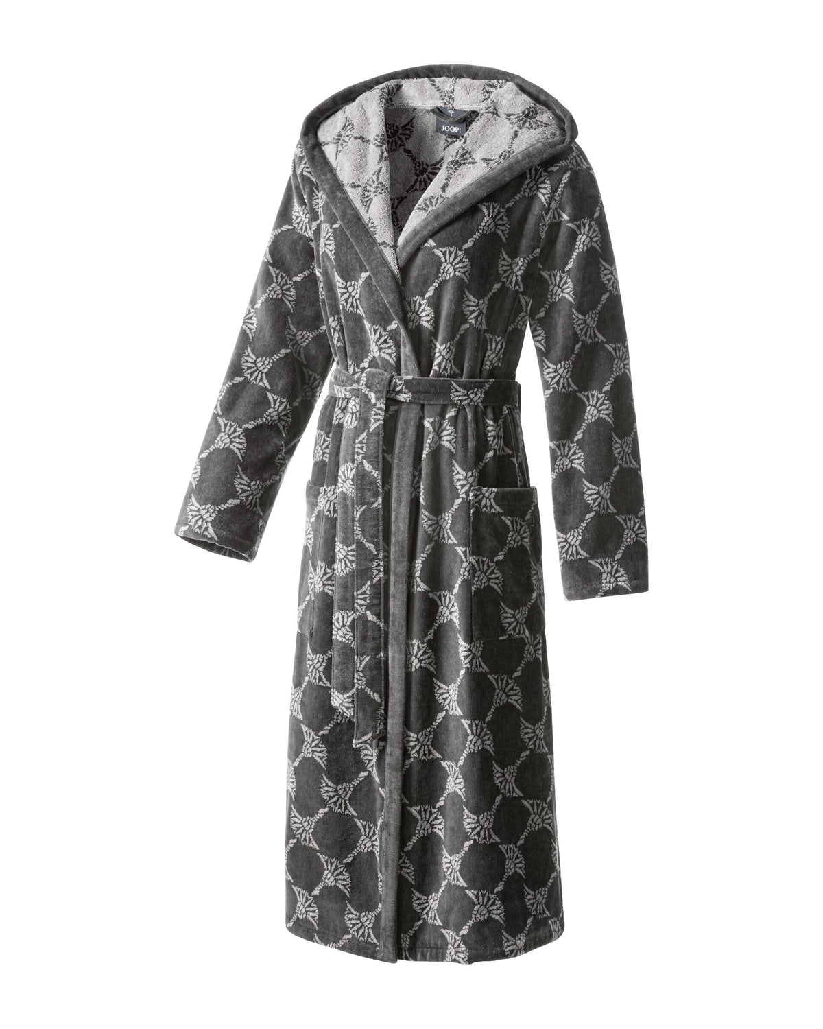 JOOP! BADEMANTEL Damen-Kapuze 40/42, Anthrazit