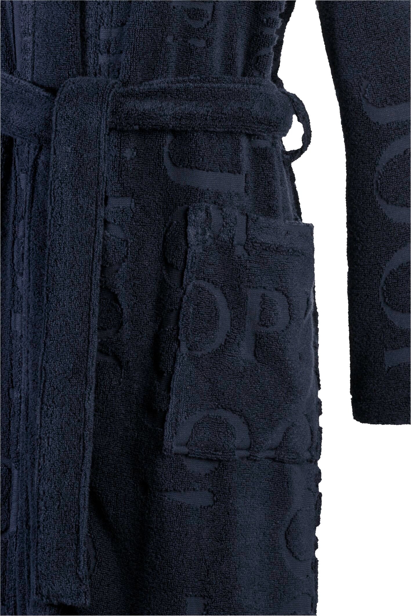 JOOP! REPEAT Bademantel Damen-Kapuze 32/34, Blau