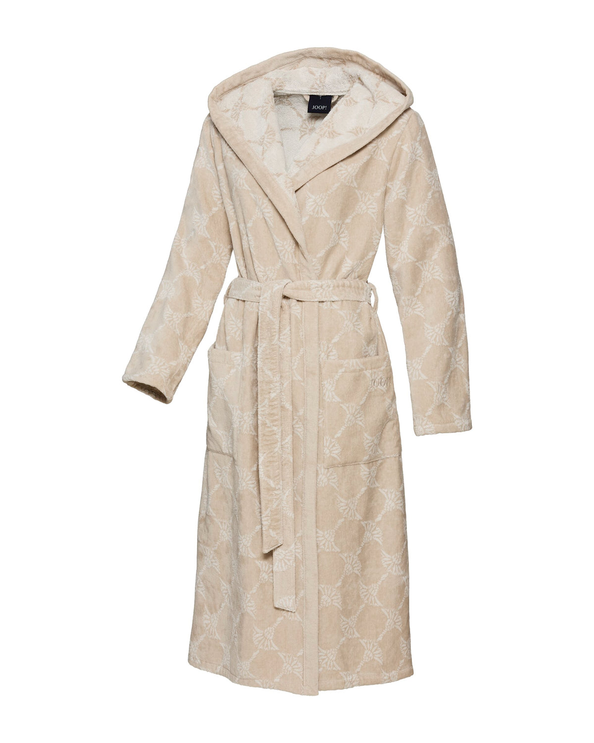 JOOP! Women's Hooded Bathrobe 32/34, Natural