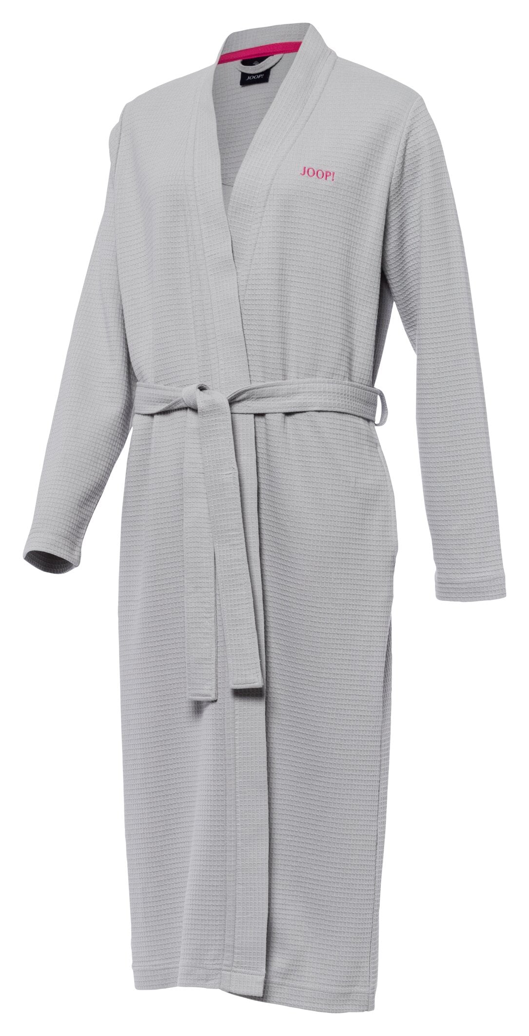 JOOP! BADEMANTEL UNI-PIQUÉ Damen-Kimono 36/38, Silber