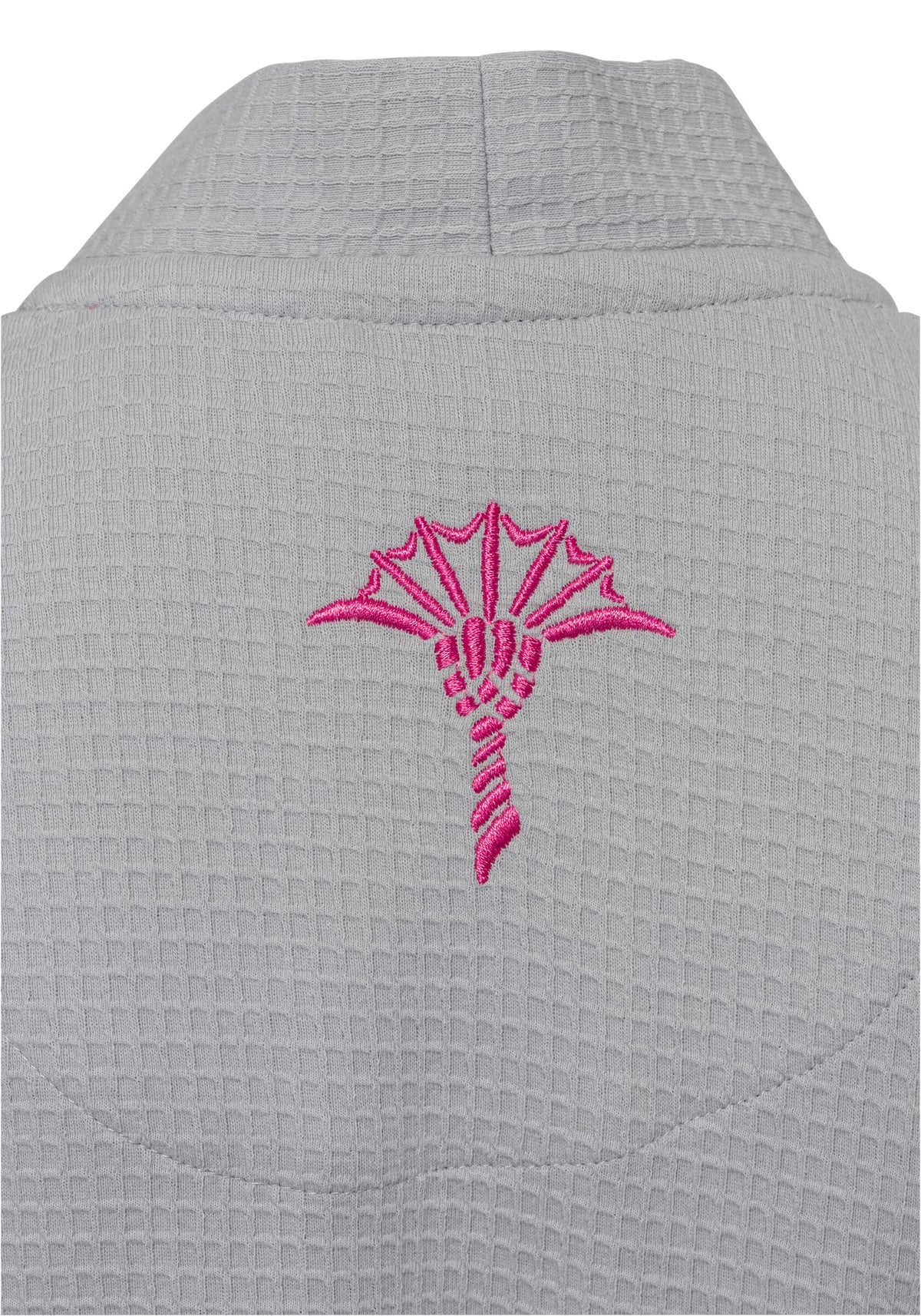 JOOP! BADEMANTEL UNI-PIQUÉ Damen-Kimono 36/38, Silber