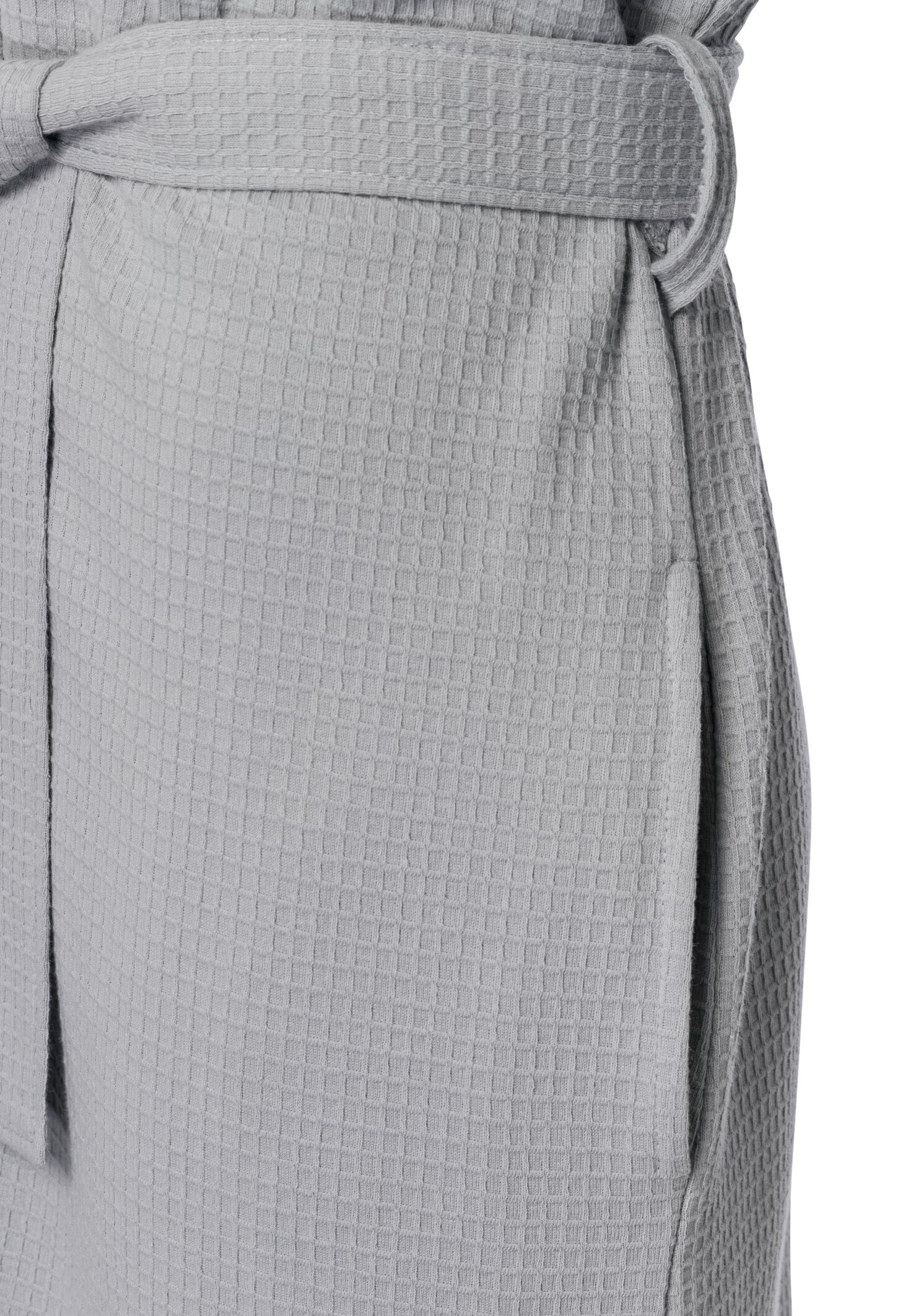 JOOP! BADEMANTEL UNI-PIQUÉ Damen-Kimono 40/42, Silber