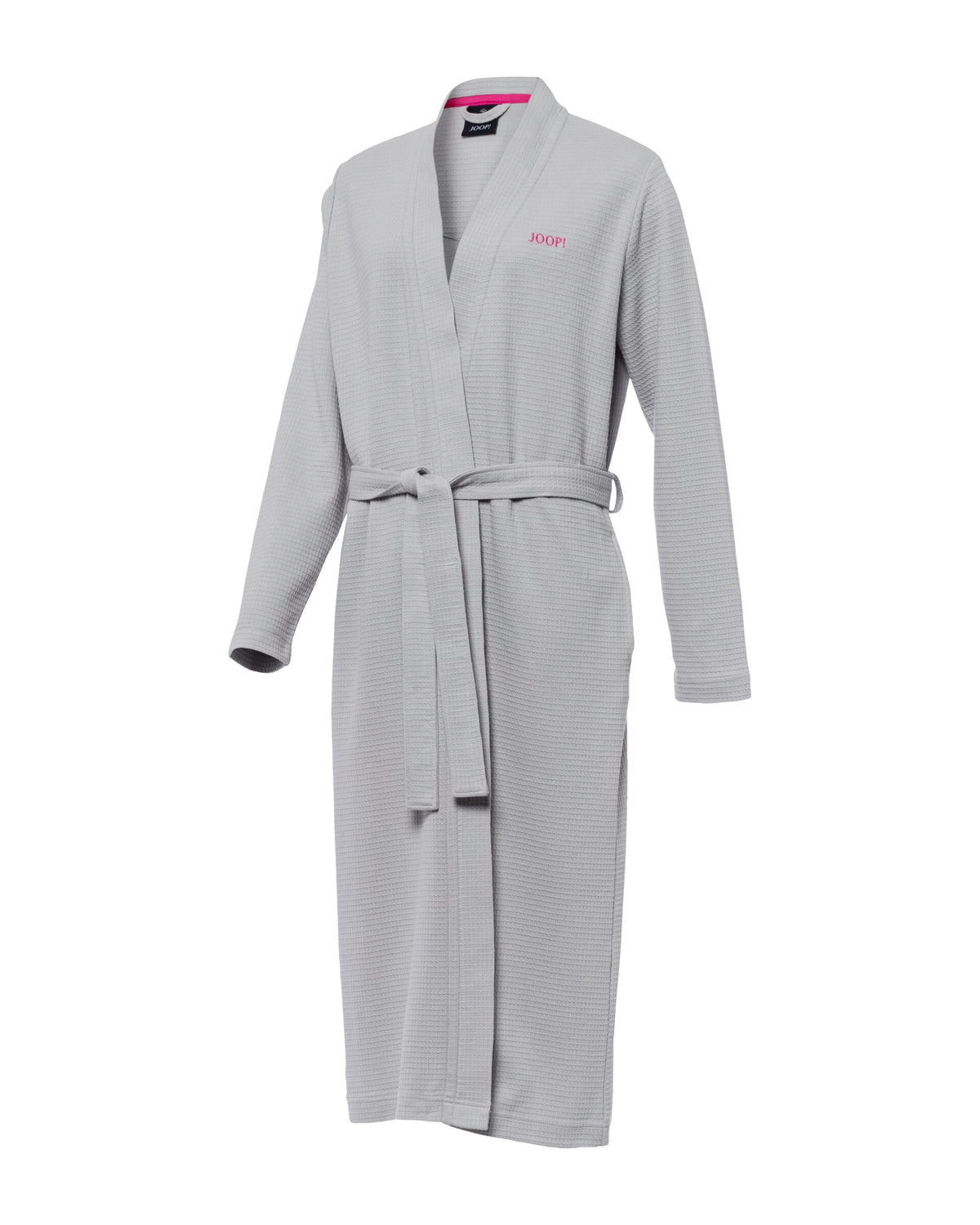 JOOP! BADEMANTEL UNI-PIQUÉ Damen-Kimono 44/46, Silber