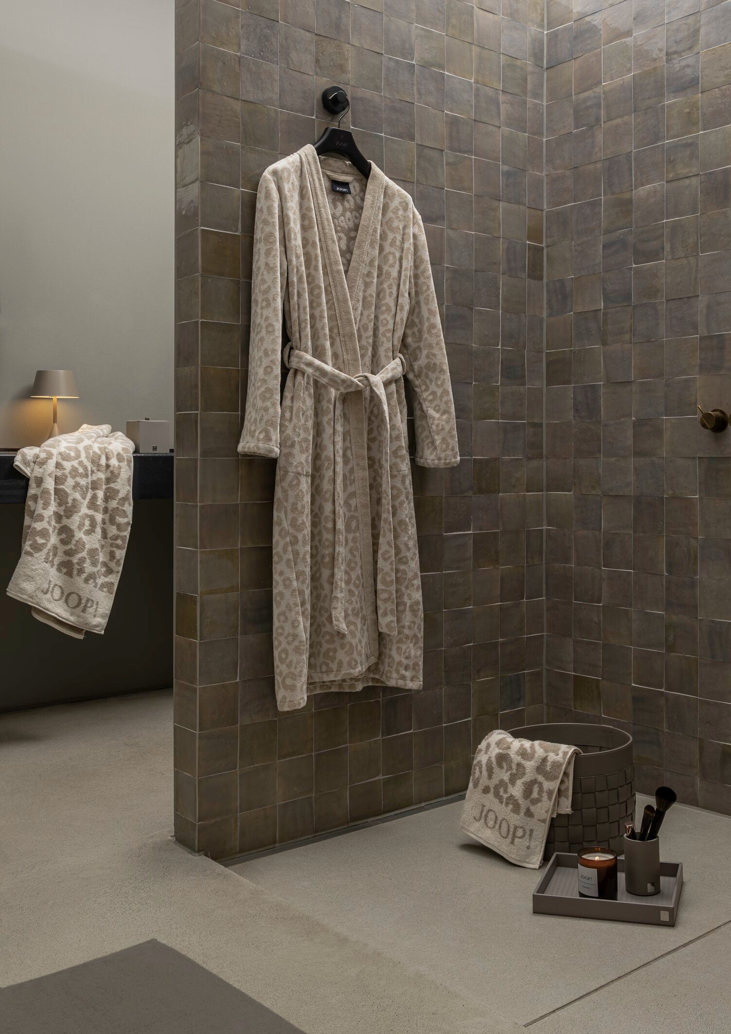 JOOP! LEO Damen-Kimono Bademantel 44/46, Creme