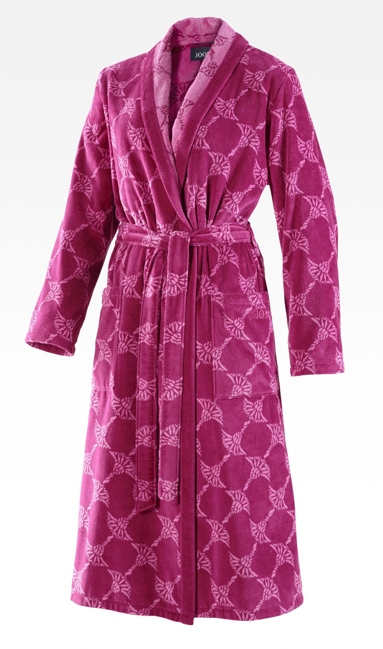 JOOP! BADEMANTEL Damen-Schalkragen 44/46, Cassis