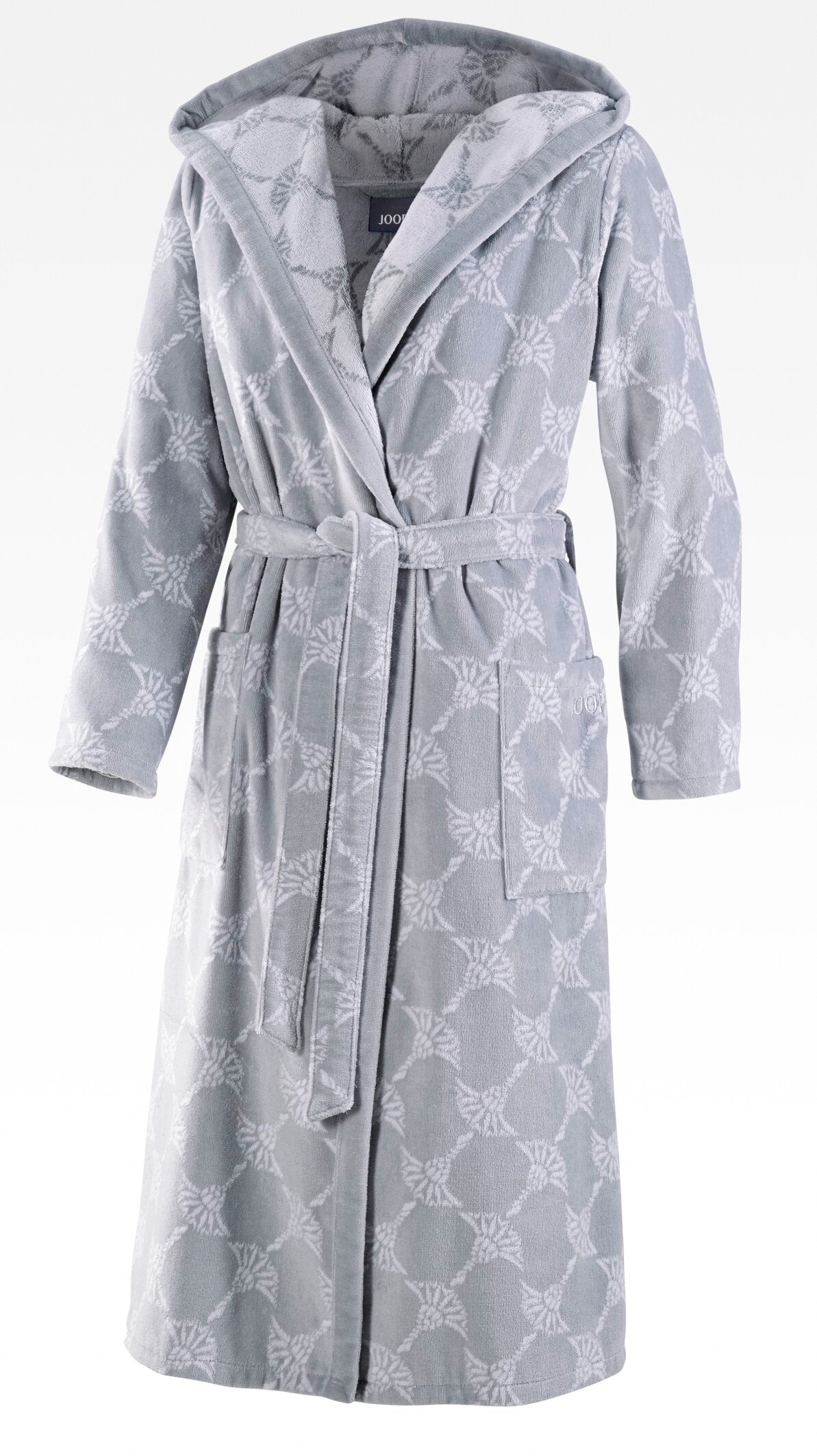 JOOP! BADEMANTEL Damen-Kapuze 40/42, Silber