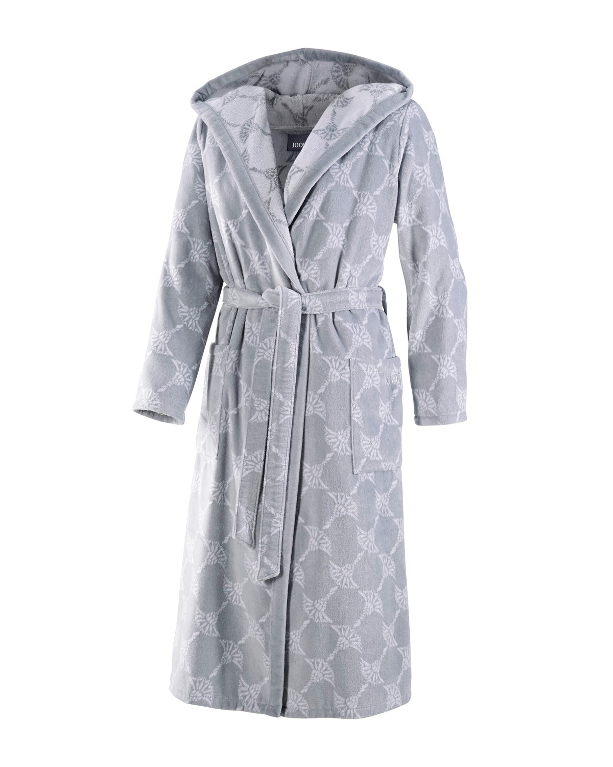 JOOP! BADEMANTEL Damen-Kapuze 40/42, Silber