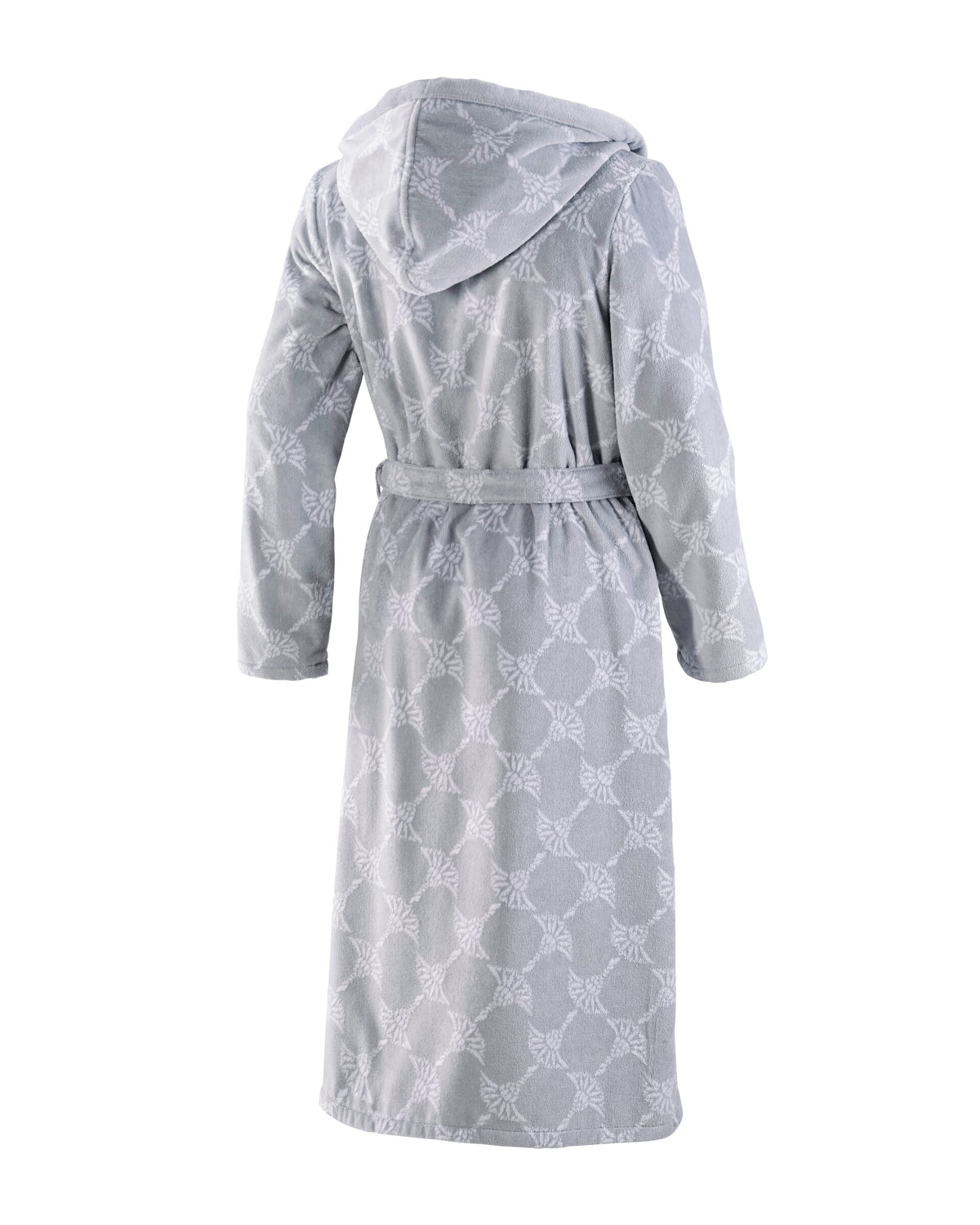 JOOP! Women's Hooded Bathrobe, Size 44/46, Silver