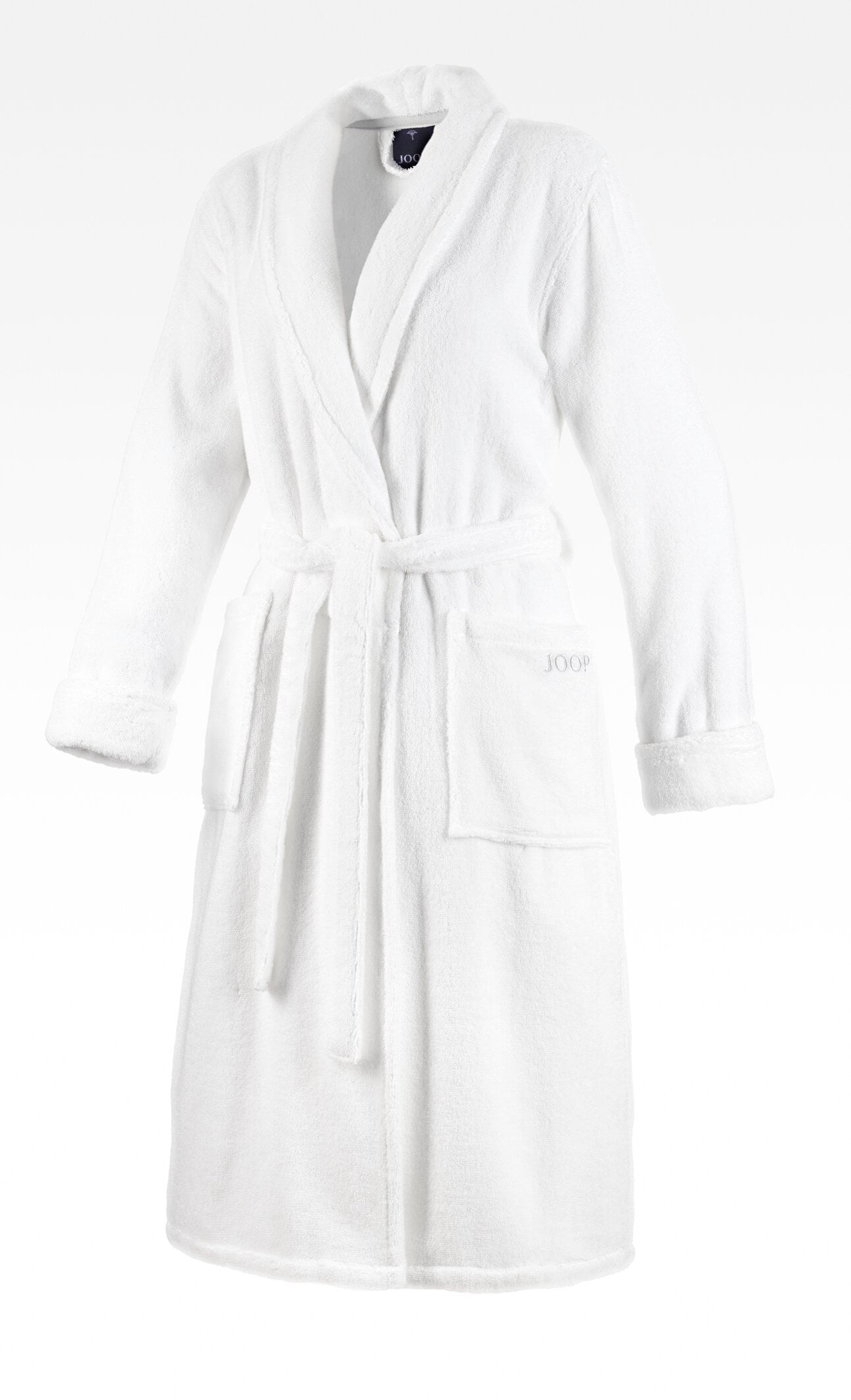 JOOP! BADEMANTEL Damen-Schalkragen 40/42, Weiß