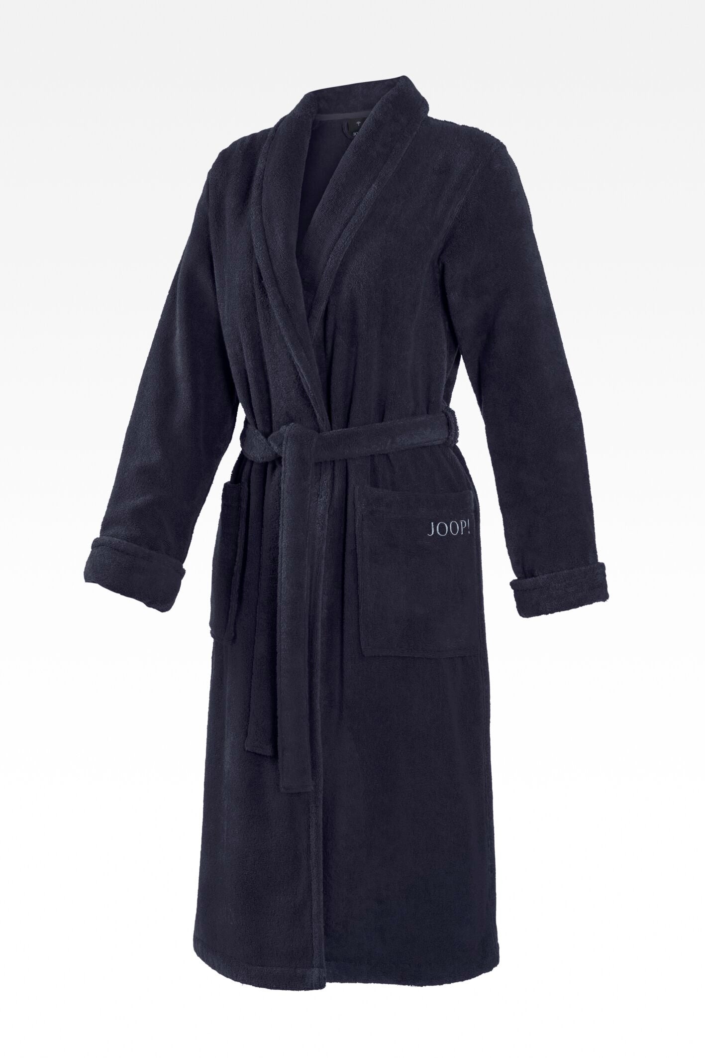 JOOP! BADEMANTEL Damen-Schalkragen 40/42, Blau