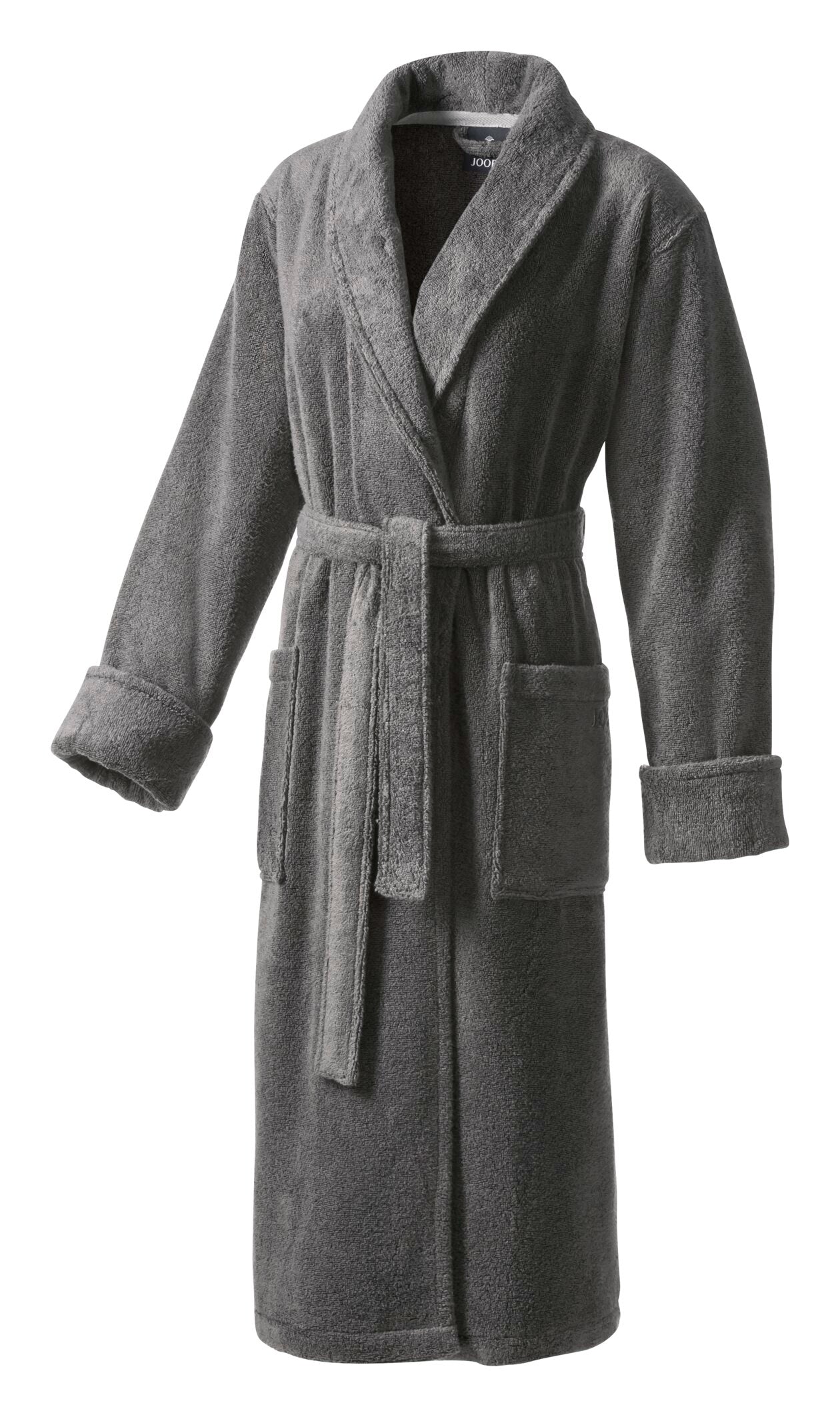 JOOP! BADEMANTEL Damen-Schalkragen 40/42, Anthrazit