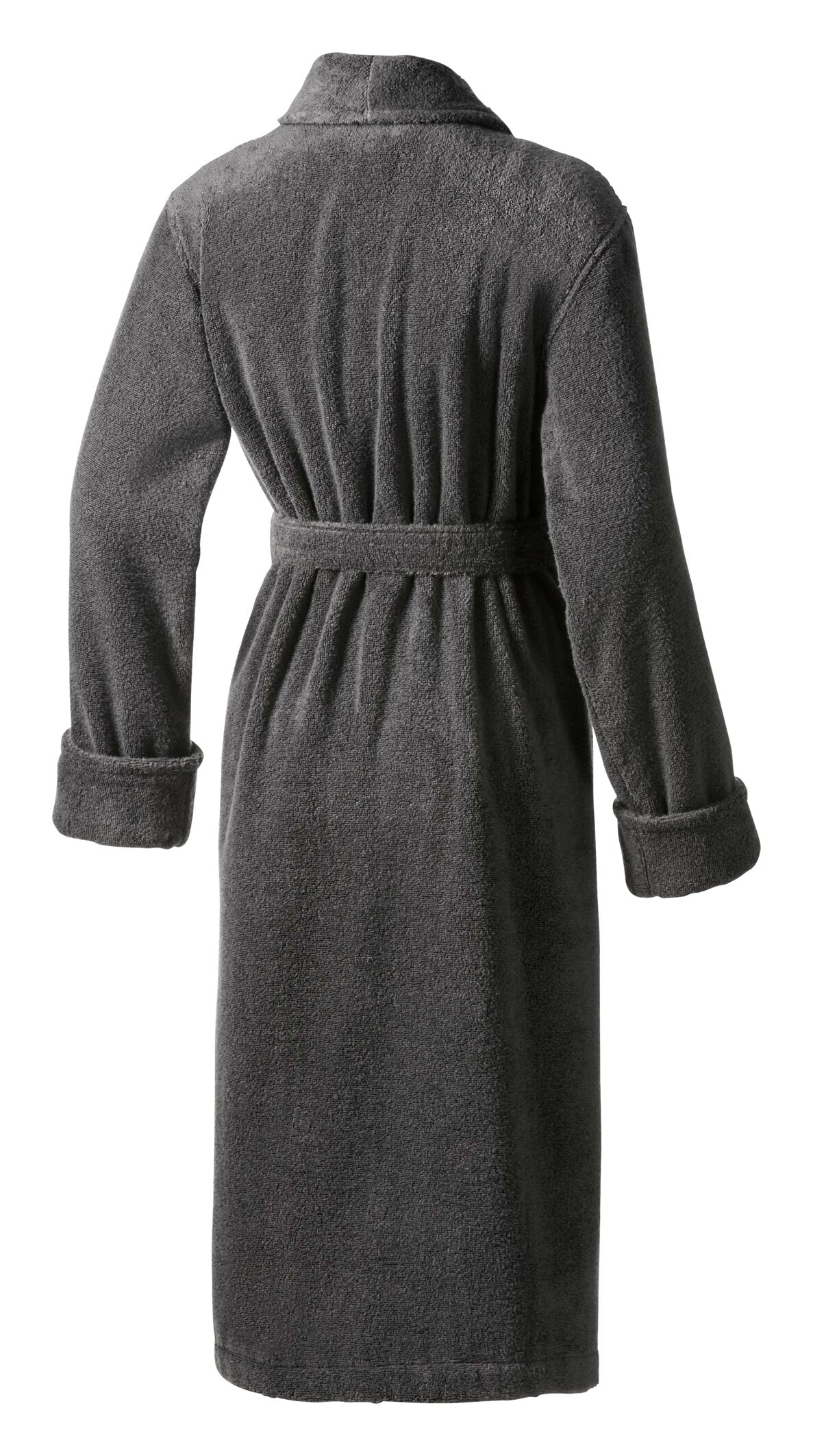 JOOP! BADEMANTEL Damen-Schalkragen 44/46, Anthrazit