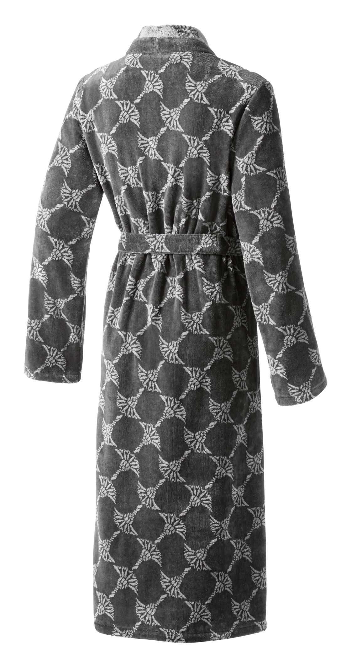 JOOP! BADEMANTEL Damen-Schalkragen 36/38, Anthrazit