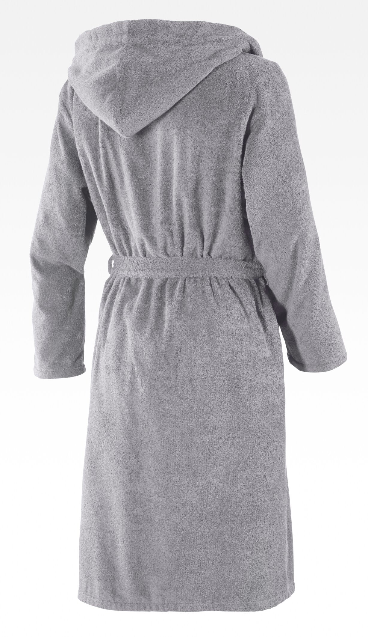 JOOP! BADEMANTEL Herren-Kapuze 46/48, Silber