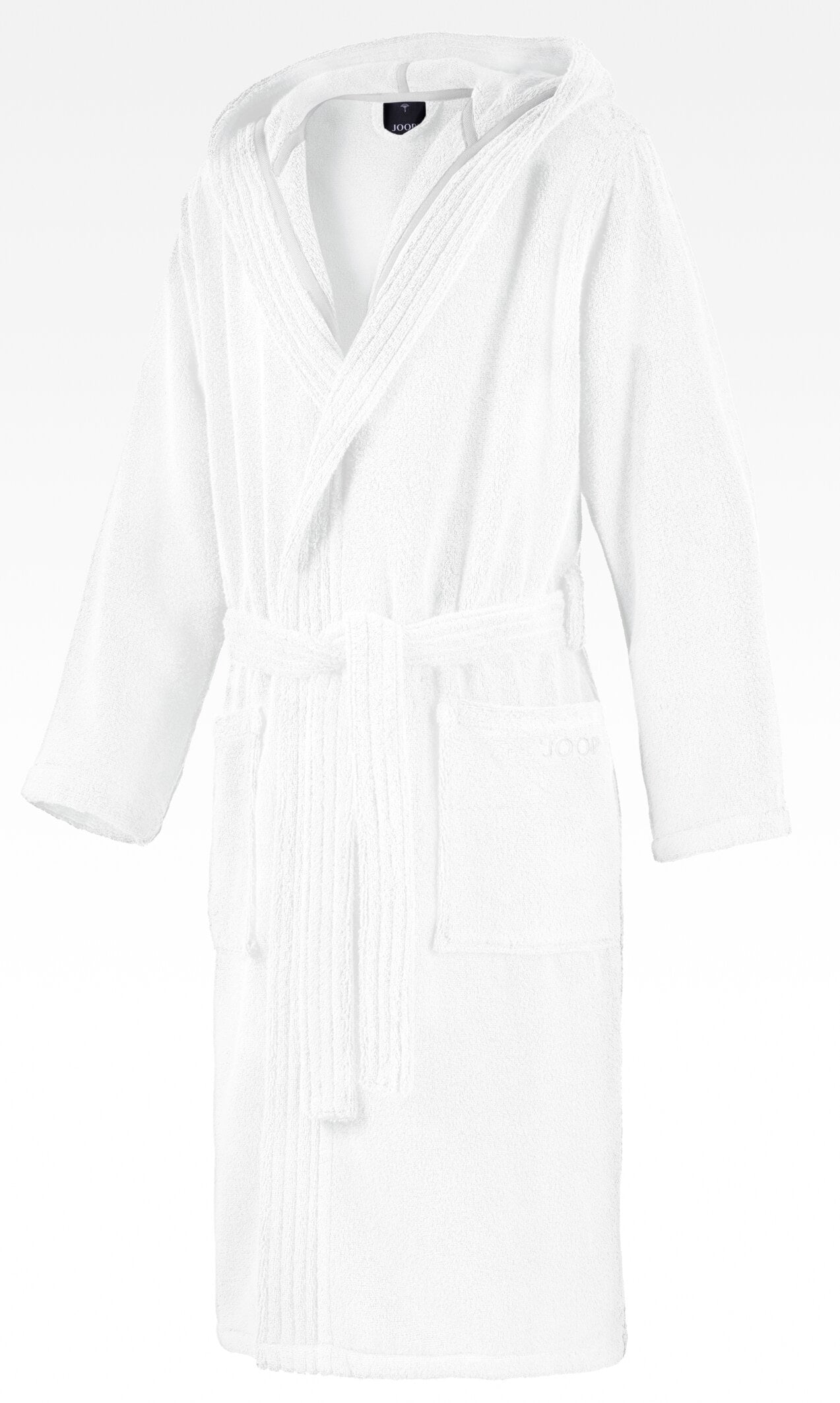 JOOP! BADEMANTEL Herren-Kapuze 46/48, Weiß