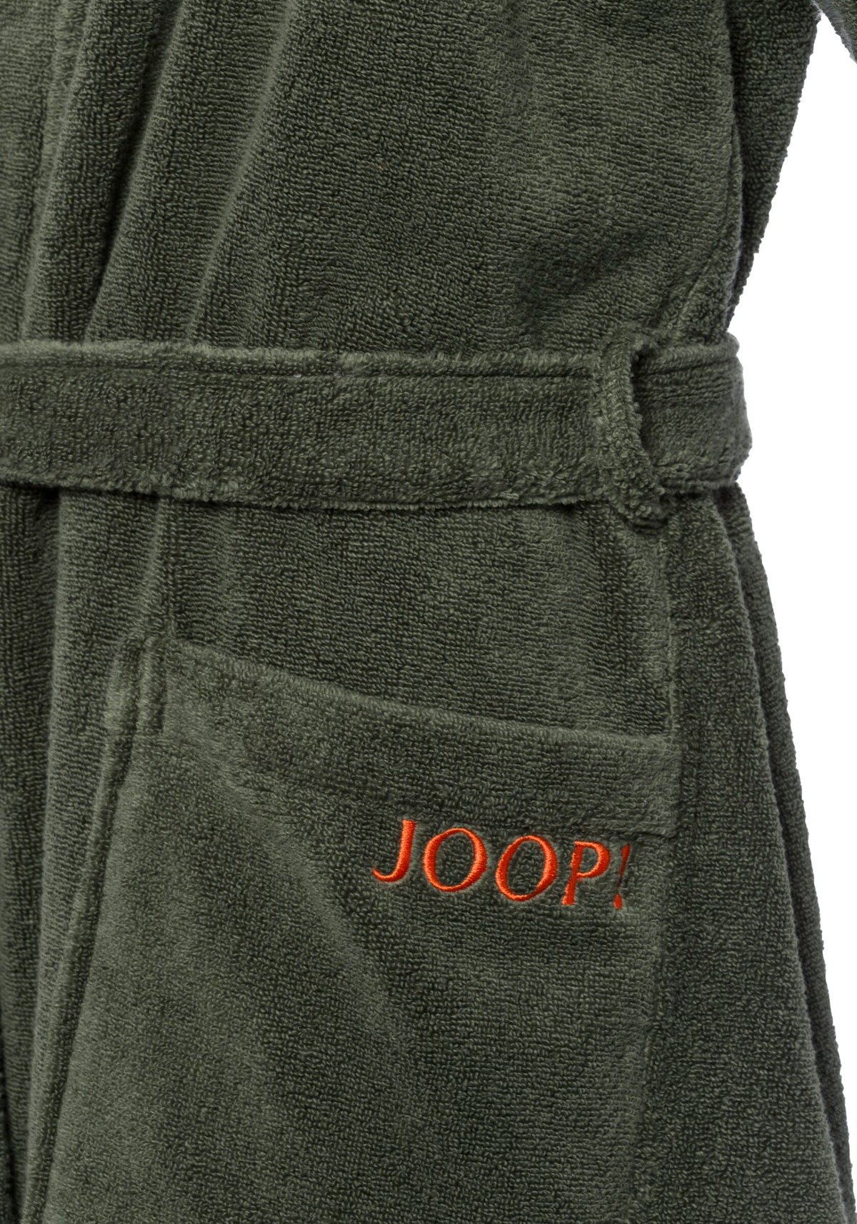 JOOP! BADEMANTEL Herren-Kapuze 54/56, Oliv