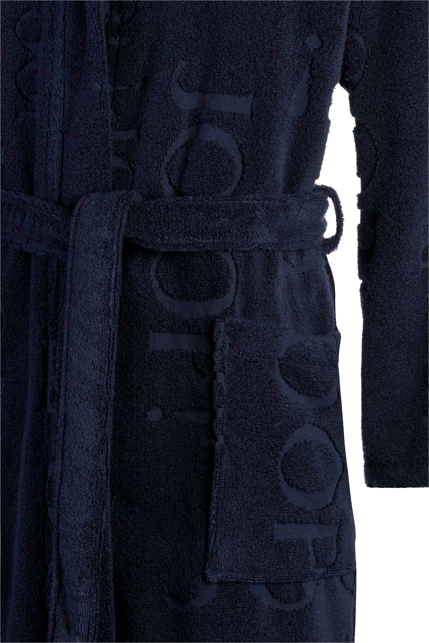 JOOP! REPEAT Bademantel Herren-Kapuze 46/48, Blau