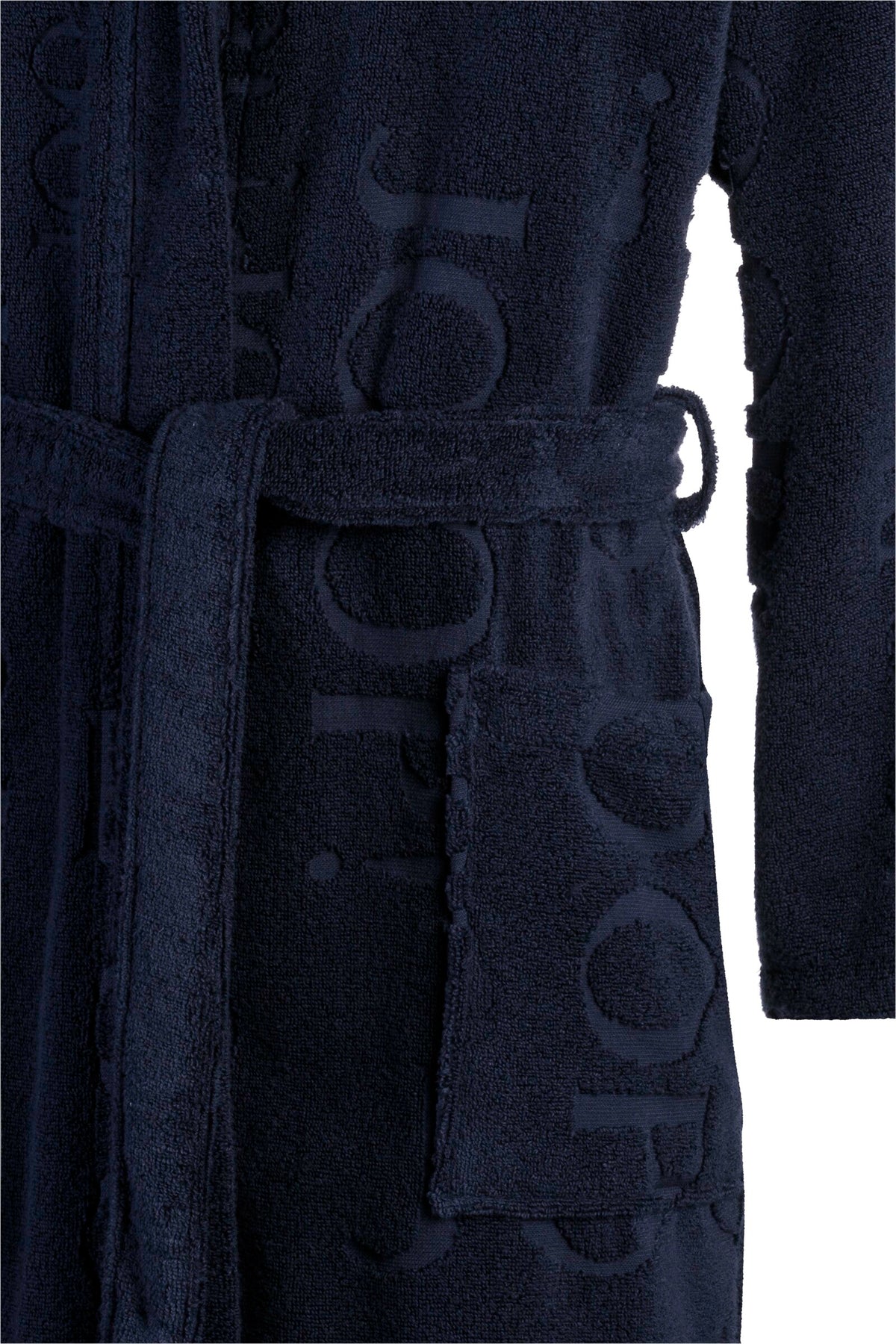 JOOP! REPEAT Bademantel Herren-Kapuze 50/52, Blau