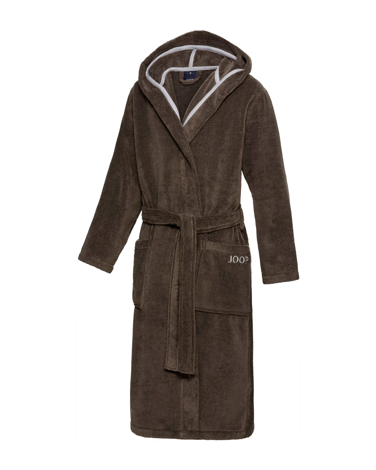 JOOP! Men's Hooded Bathrobe 50/52, Mocha