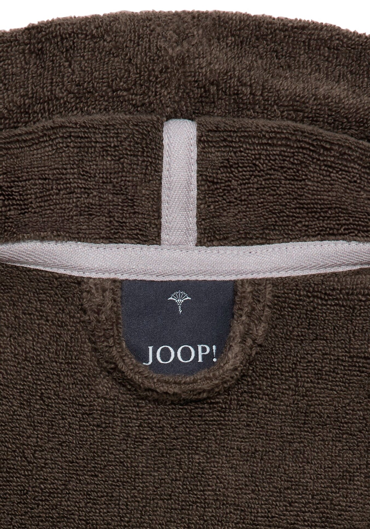 JOOP! BADEMANTEL Herren-Kapuze 58/60, Mocca
