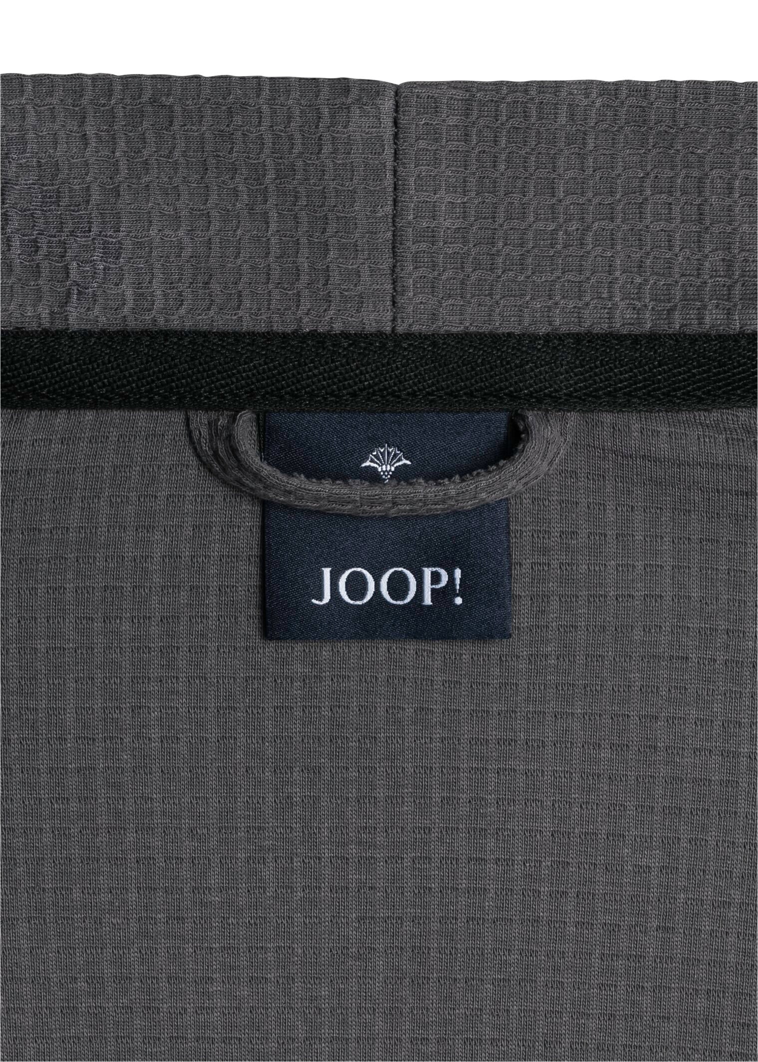 JOOP! BADEMANTEL UNI PIQUÉ Herren-Kimono 58/60, Anthrazit