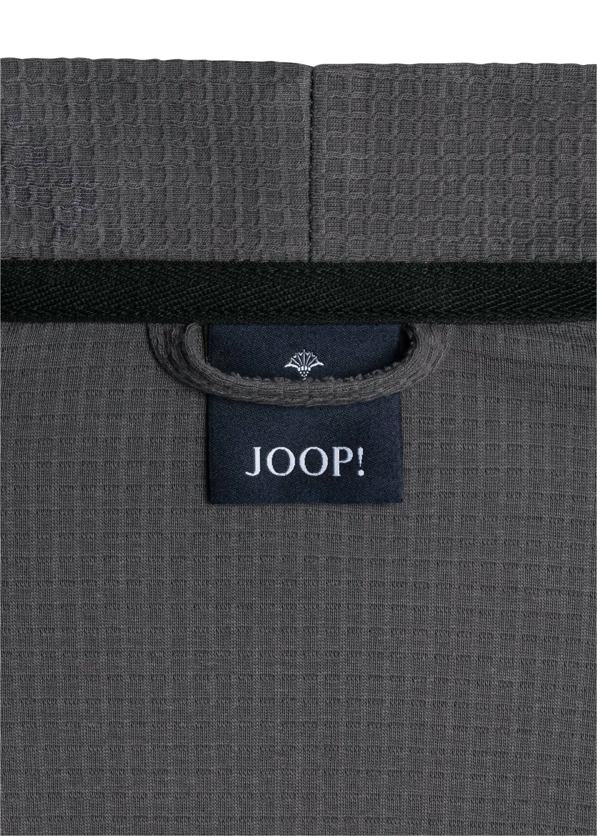 JOOP! BADEMANTEL UNI PIQUÉ Herren-Kimono 58/60, Anthrazit