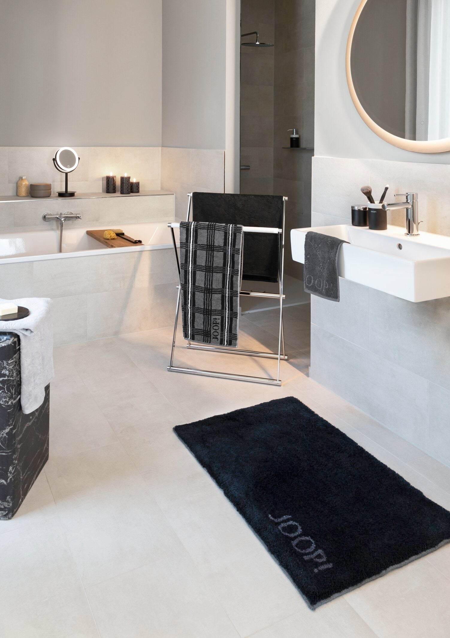 JOOP! CLASSIC Badteppich 60x90cm, Schwarz
