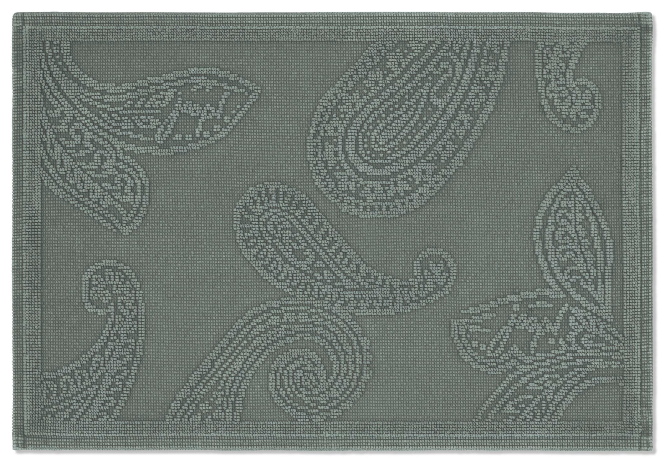 JOOP! PAISLEY Badteppich 60x90 cm, Oliv