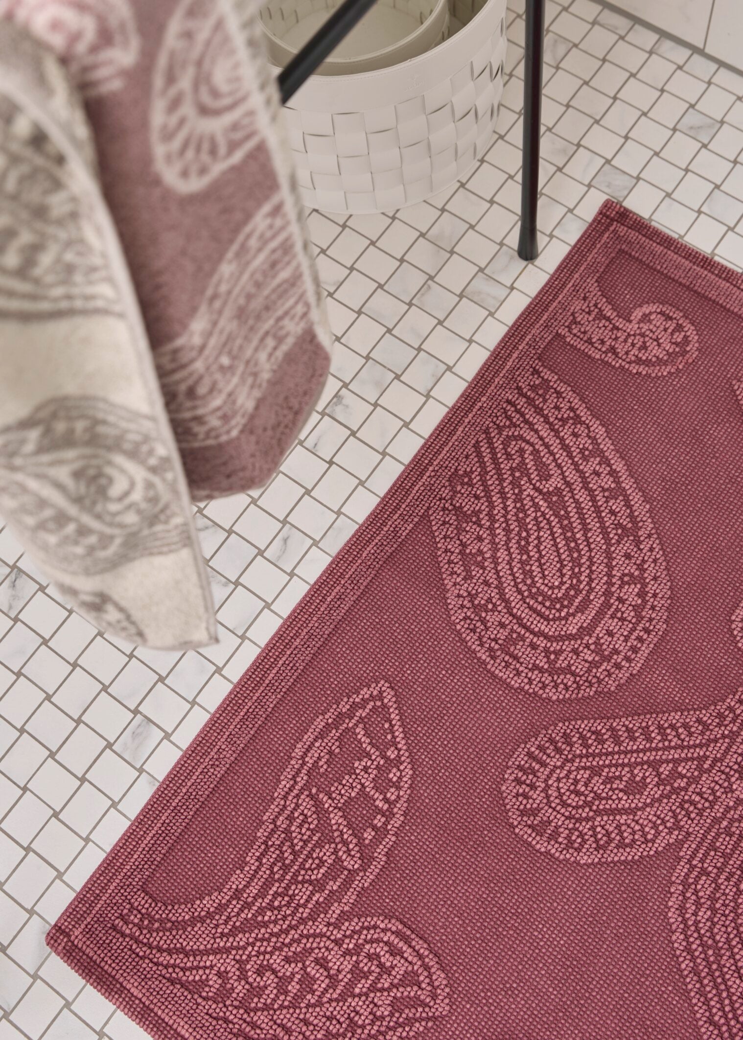 JOOP! PAISLEY Badteppich 60x90 cm, Mauve
