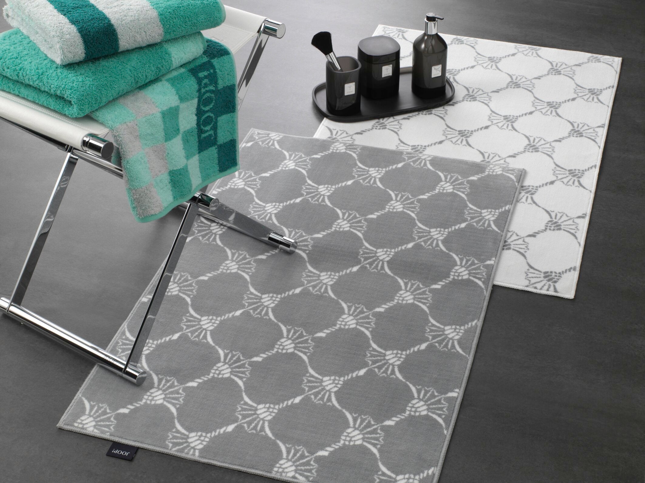 JOOP! REPETITION Badteppich 60x90 cm, Weiß