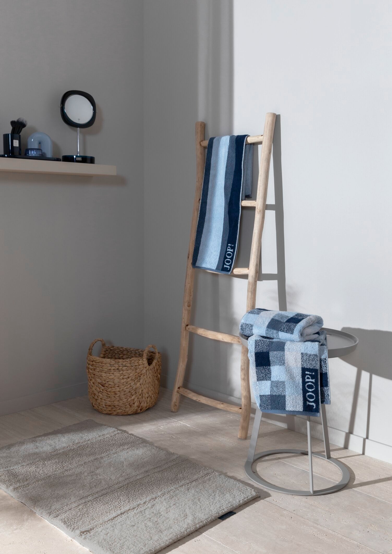 JOOP! VIBE Badteppich 50x60 cm, Perlgrau