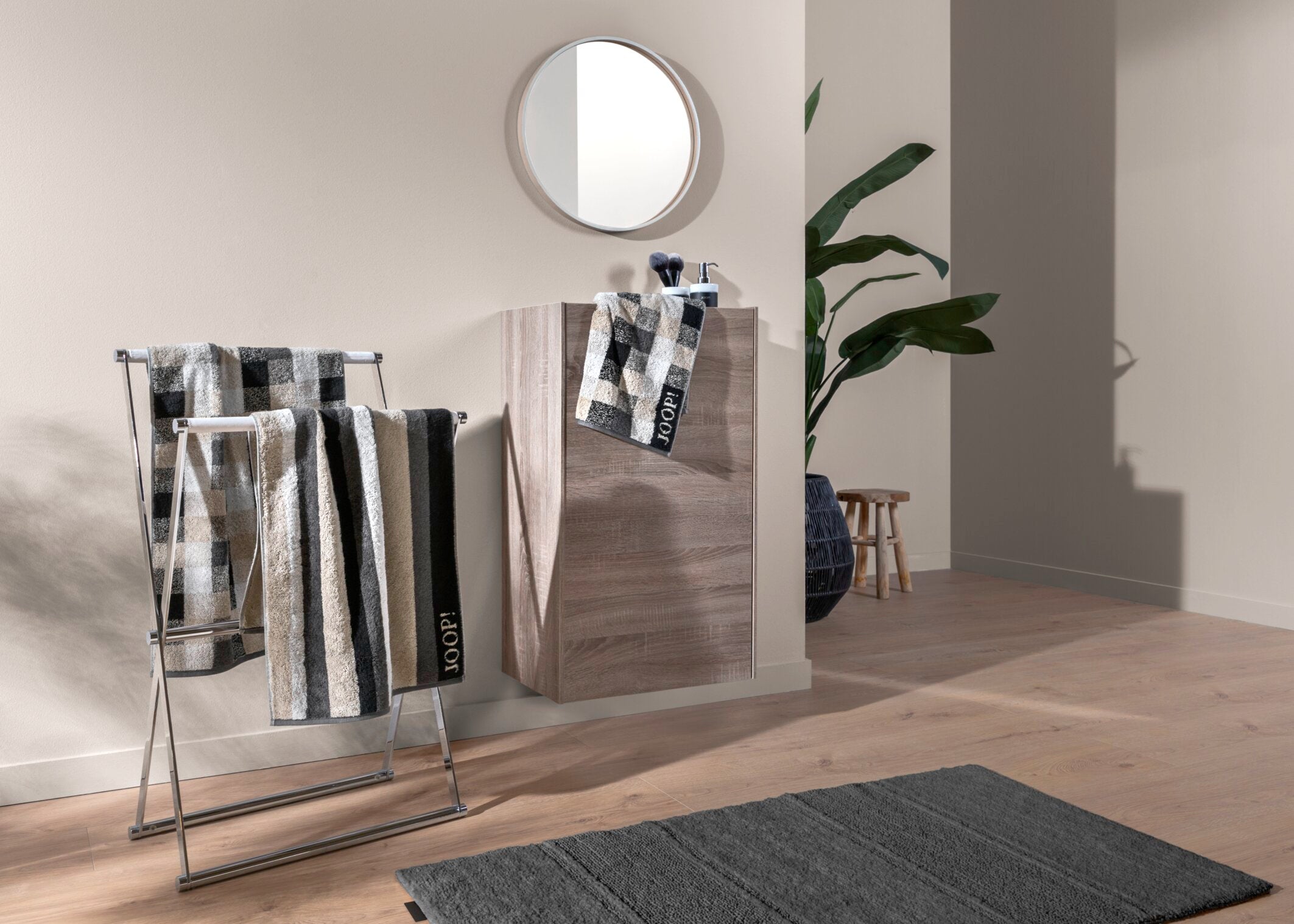 JOOP! VIBE Badteppich 60x90 cm, Anthrazit