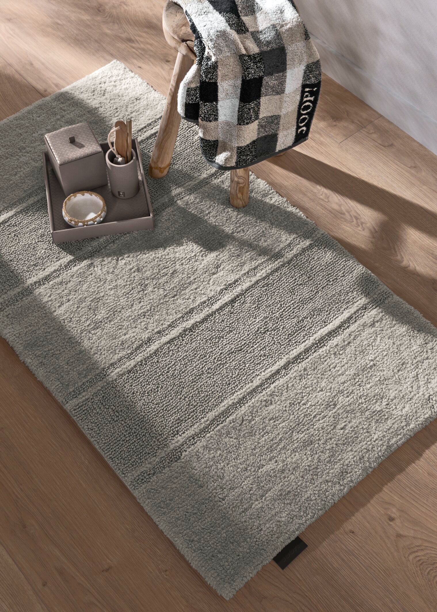 JOOP! VIBE Badteppich 70x120 cm, Stein