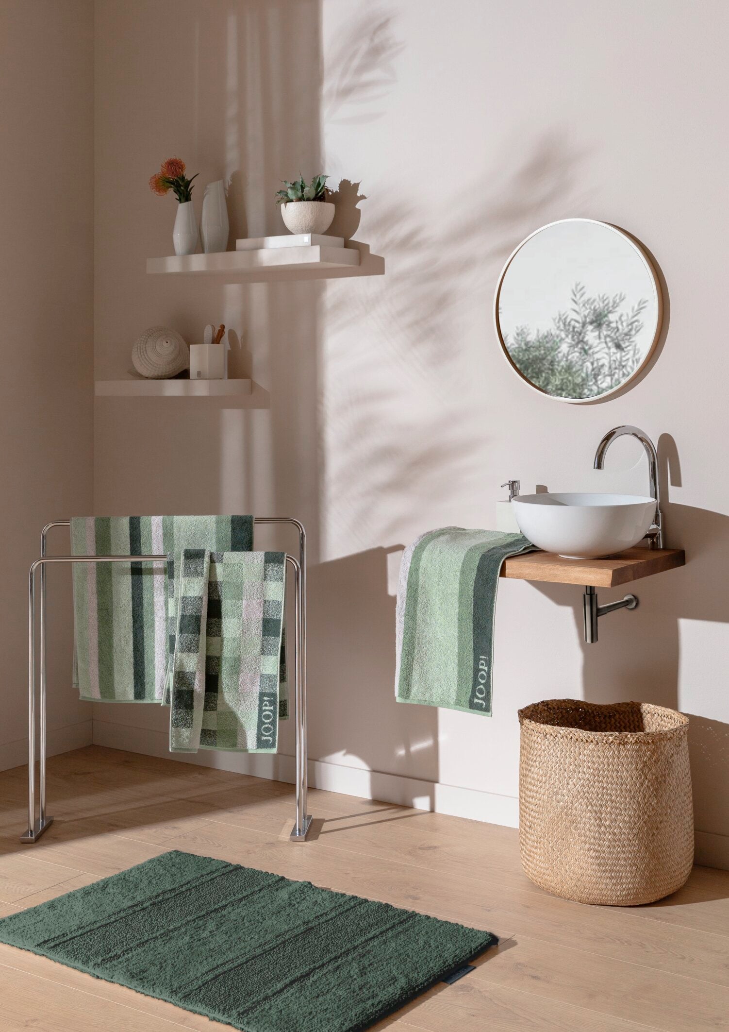 JOOP! VIBE Badteppich 60x90 cm, Salbei