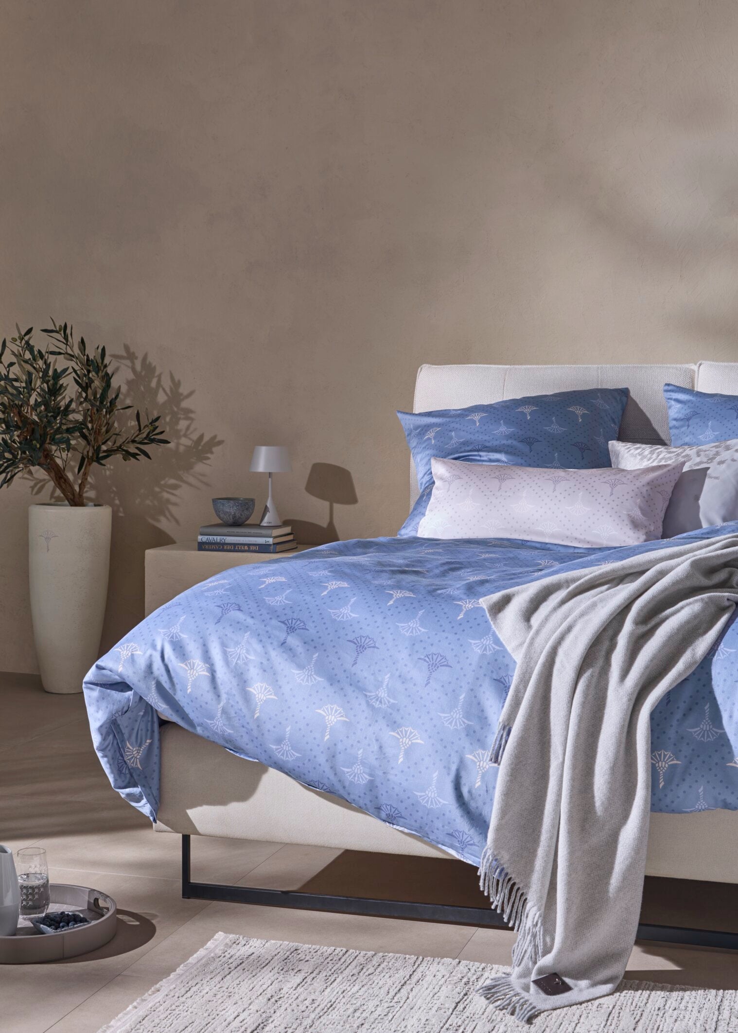 JOOP! CORNFLOWER CHARM Garnitur 200x200 cm, Ocean