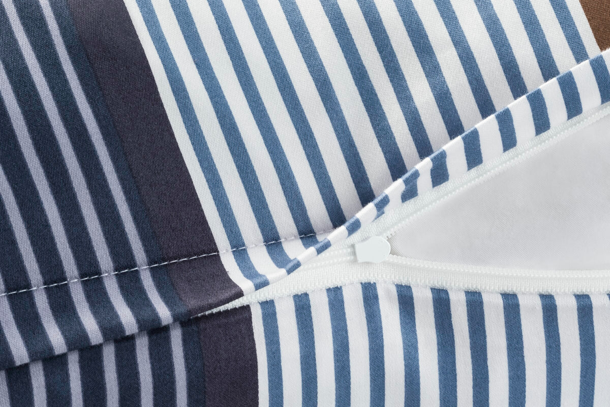 JOOP! CORNFLOWER STRIPES Garnitur 200x220 cm, Deep Ocean