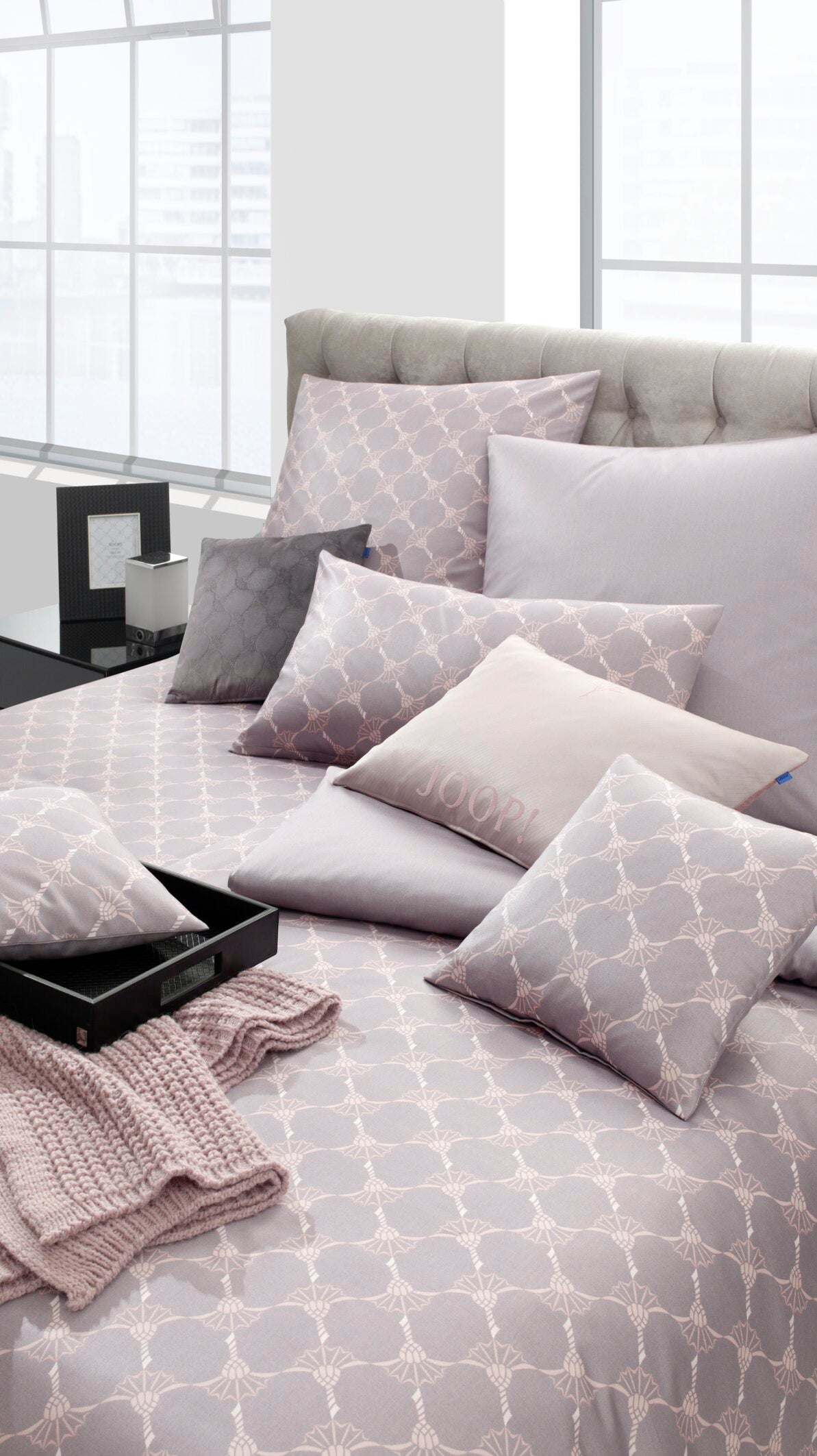 JOOP! CORNFLOWER GRADIANT Garnitur 200x200 cm, Rose