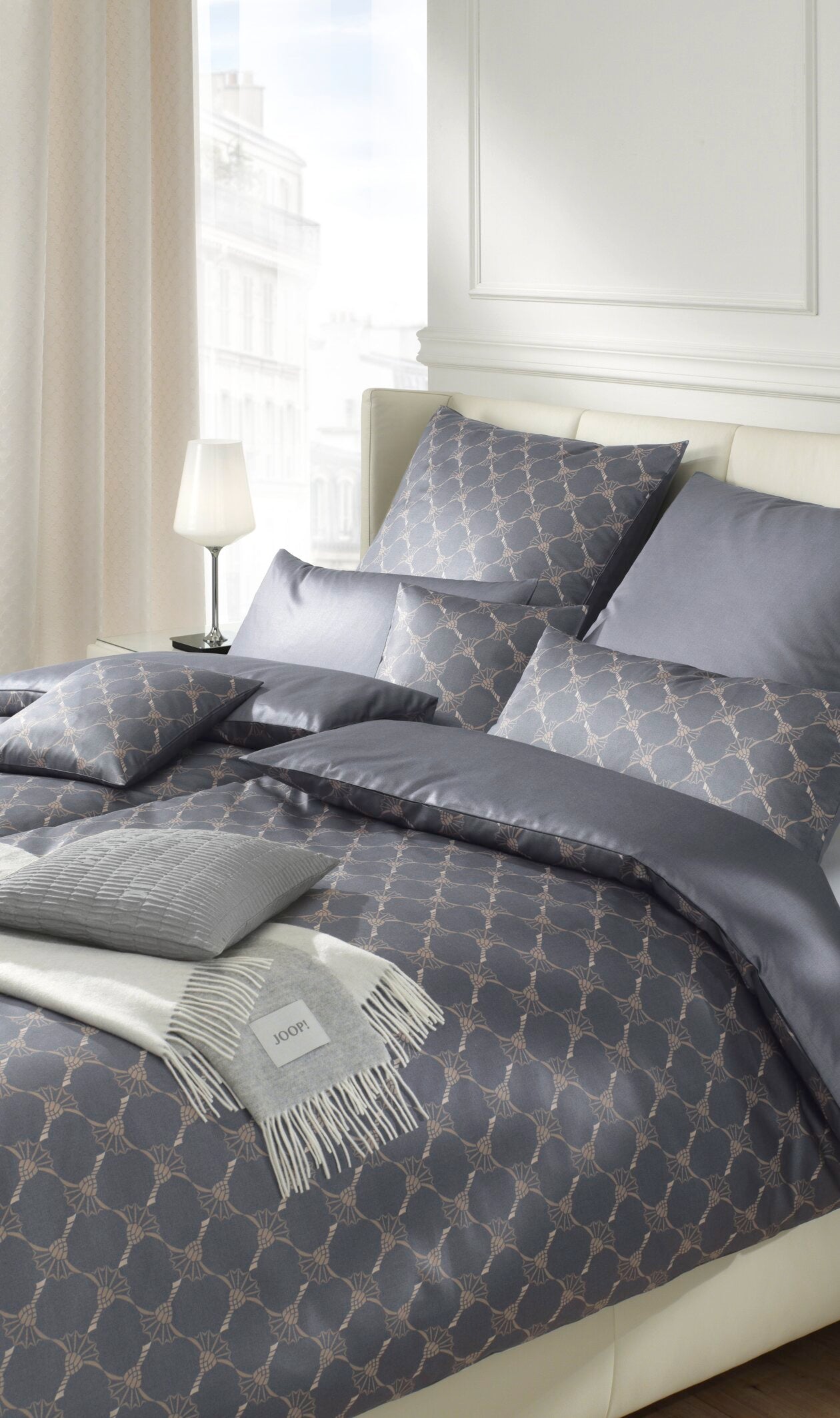 JOOP! CORNFLOWER GRADIANT Garnitur 135x200 cm, Stein
