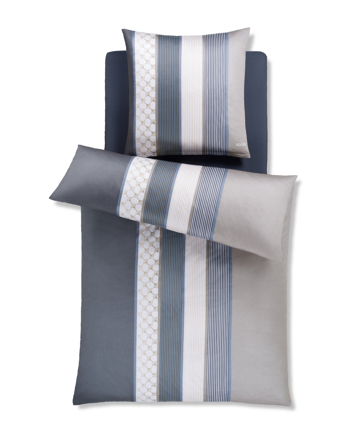 JOOP! CORNFLOWER STRIPES Garnitur 155x200 cm, Deep Coal