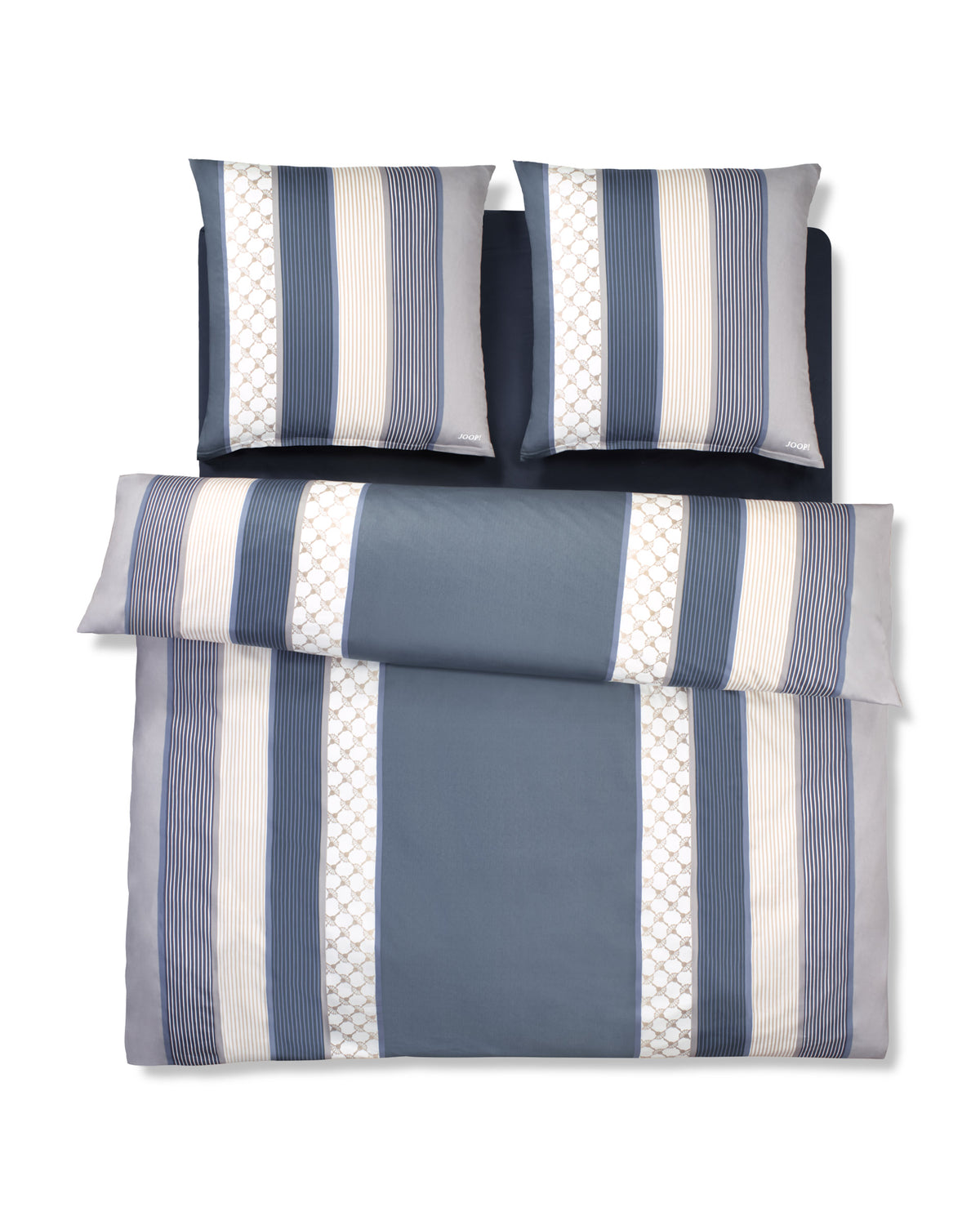 JOOP! CORNFLOWER STRIPES Garnitur 200x220 cm, Deep Coal