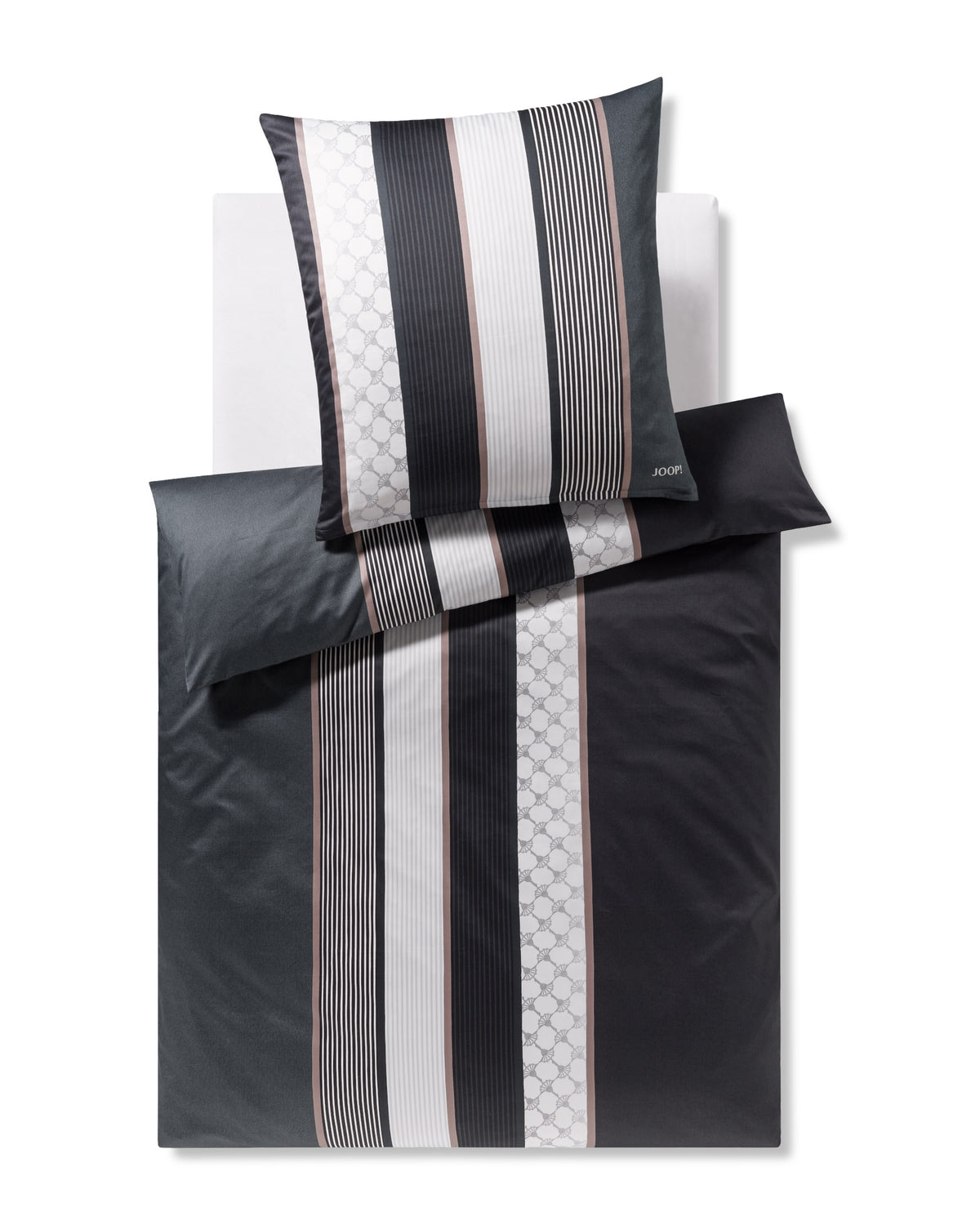 JOOP! CORNFLOWER STRIPES Garnitur 135x200 cm, Deep Stone