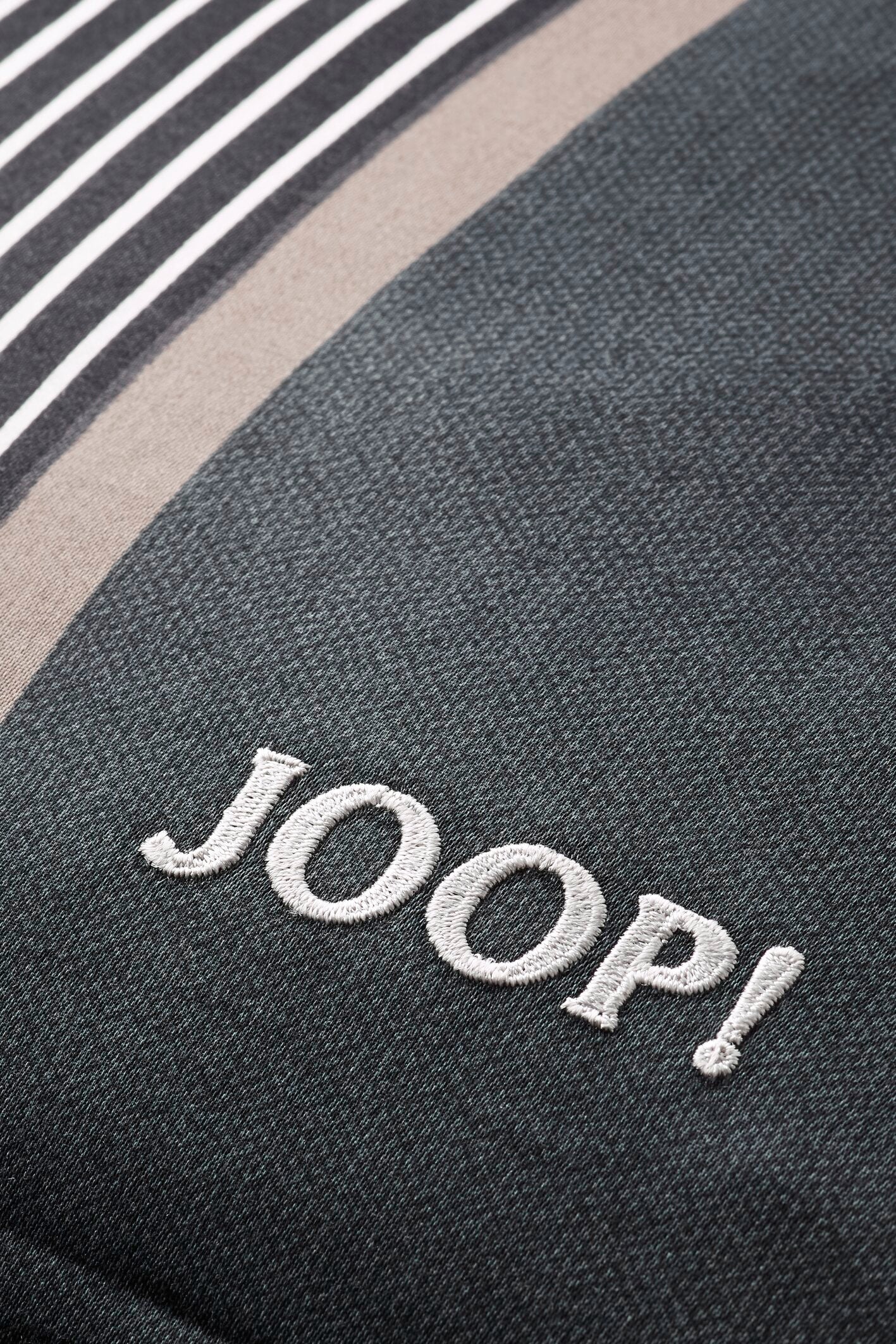 JOOP! CORNFLOWER STRIPES Garnitur 200x220 cm, Deep Stone