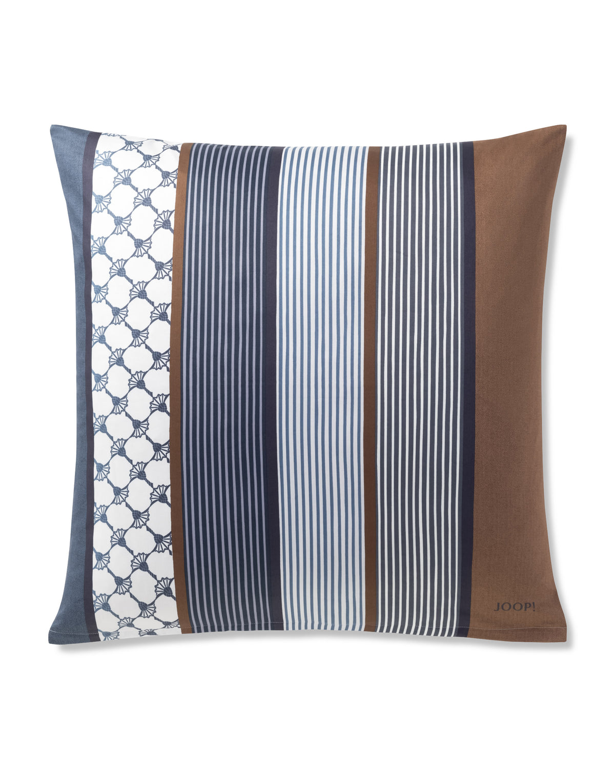 JOOP! CORNFLOWER STRIPES Kissenbezug 80x80 cm, Deep Ocean