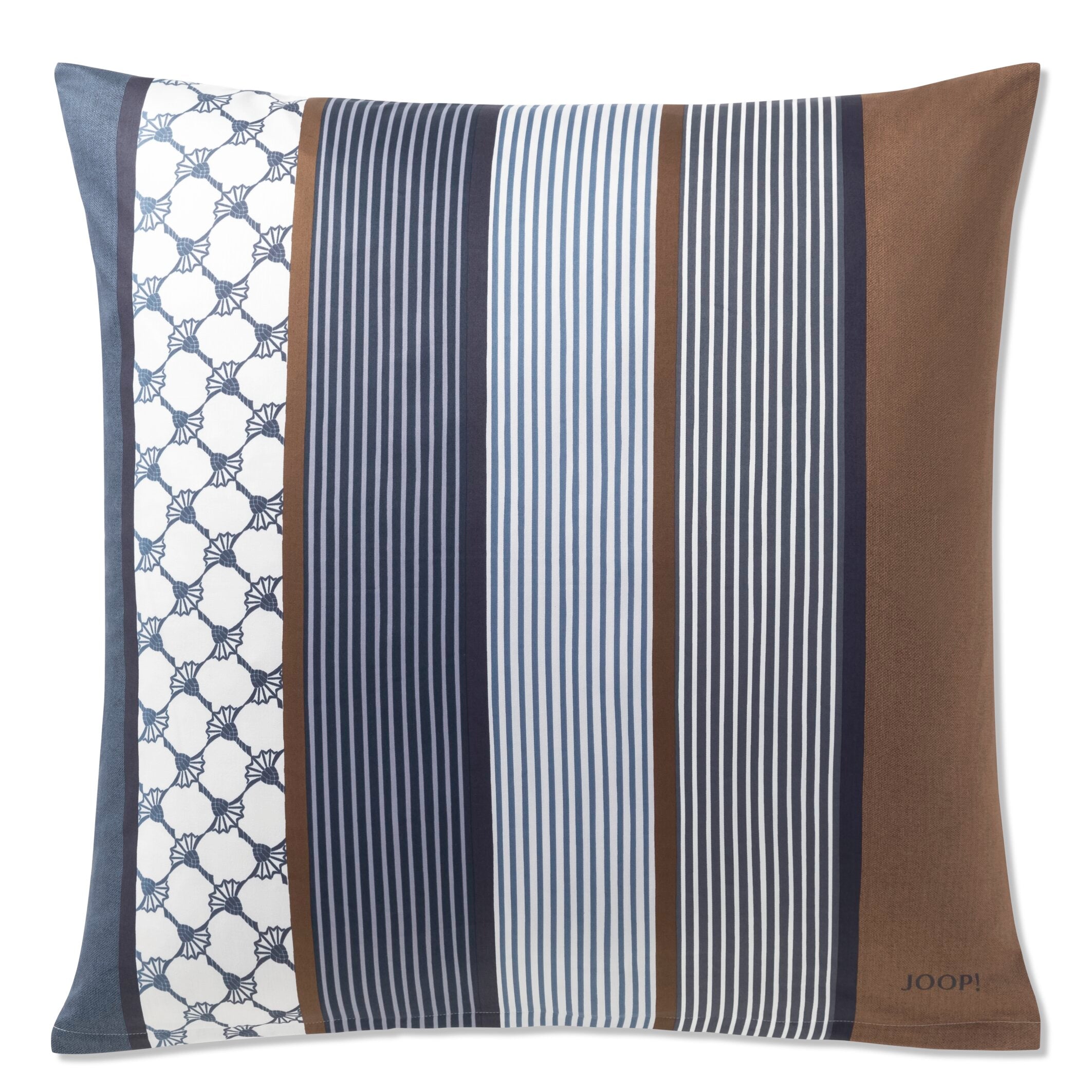JOOP! CORNFLOWER STRIPES Kissenbezug 80x80 cm, Deep Ocean